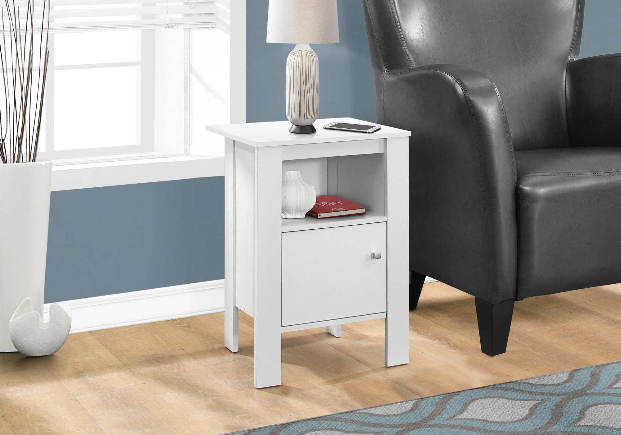 Accent Nightstands with Storage and Transitional Style - Image 3