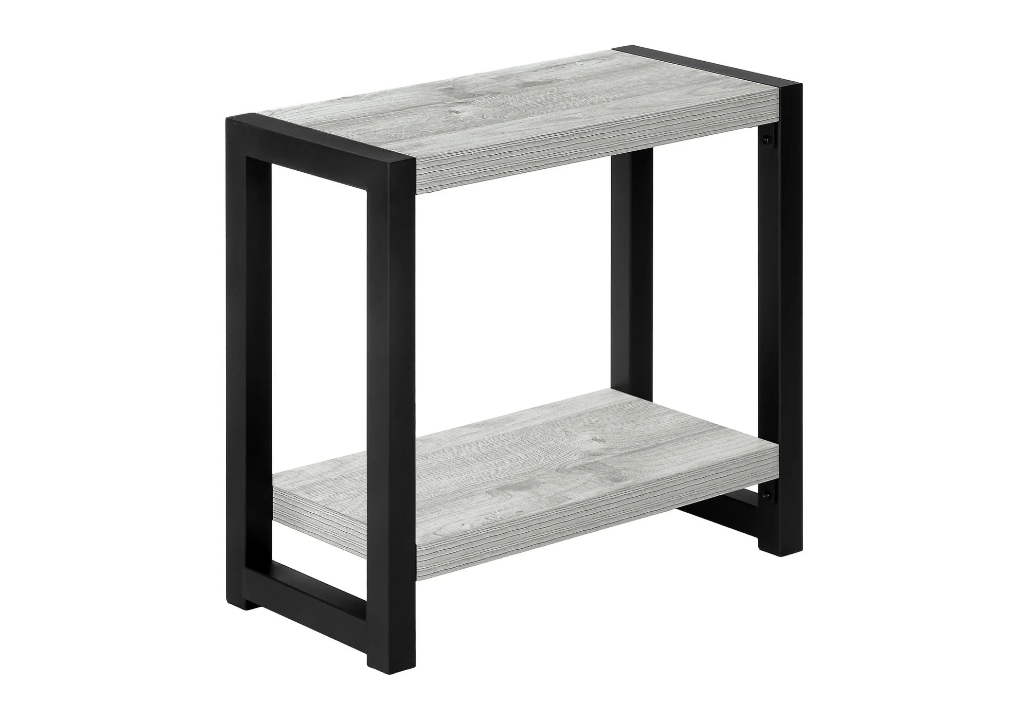Accent Side Table, Narrow, Small, 2 Tier, Contemporary and Modern - Image 6