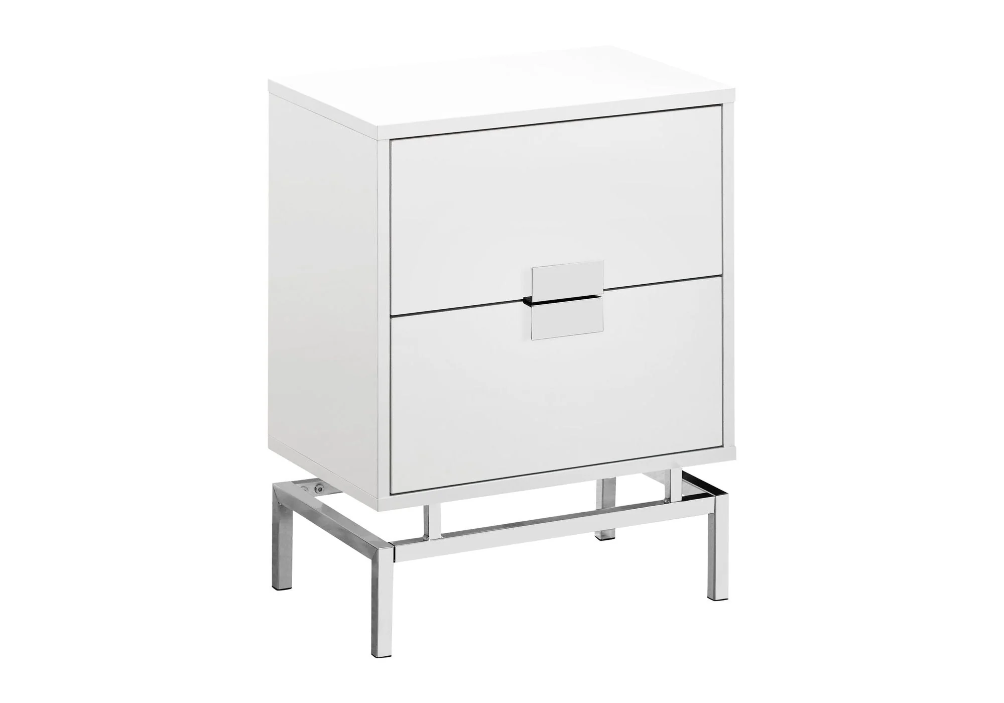 Accent Side Table, Storage Drawer, Modern Design - Image 2