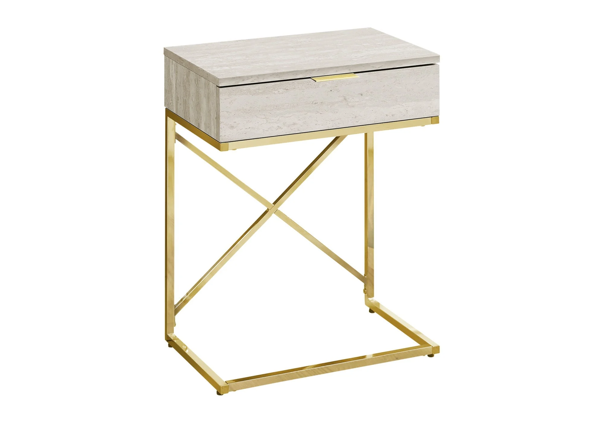 Accent Side Table, Storage Drawer, Spacious Tabletop, Contemporary & Modern - Image 14