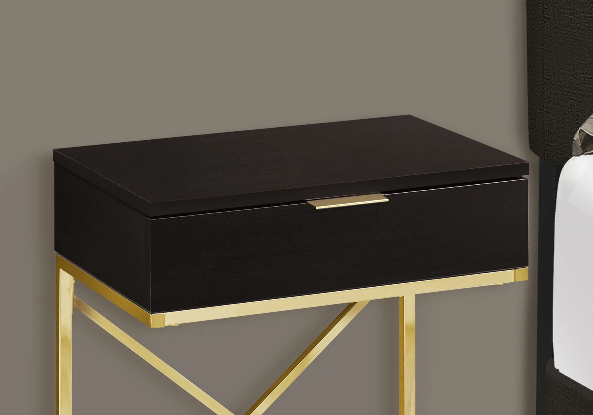 Accent Side Table, Storage Drawer, Spacious Tabletop, Contemporary & Modern - Image 19
