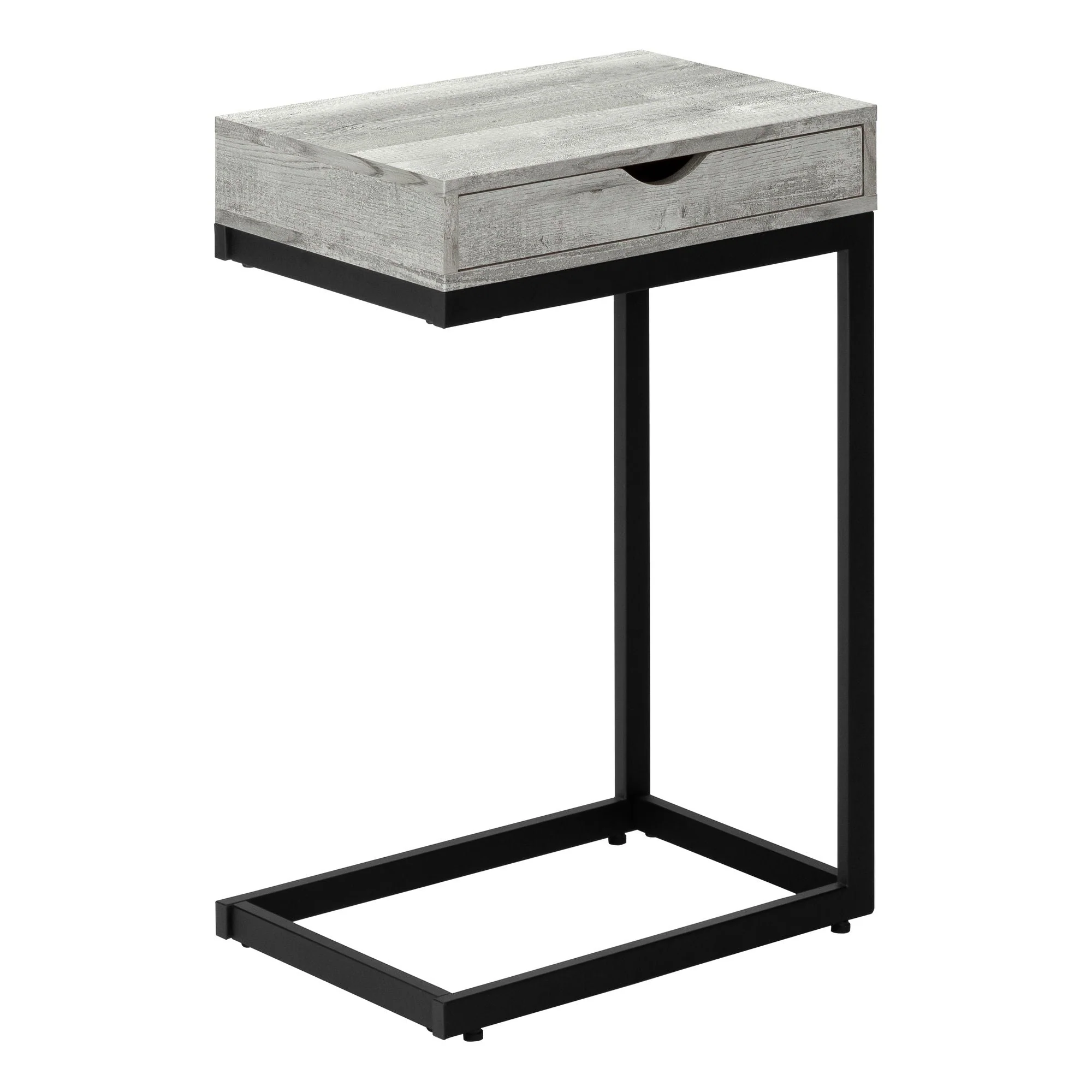 Accent Table, C - Shaped Contemporary Elegant Desig - Image 12