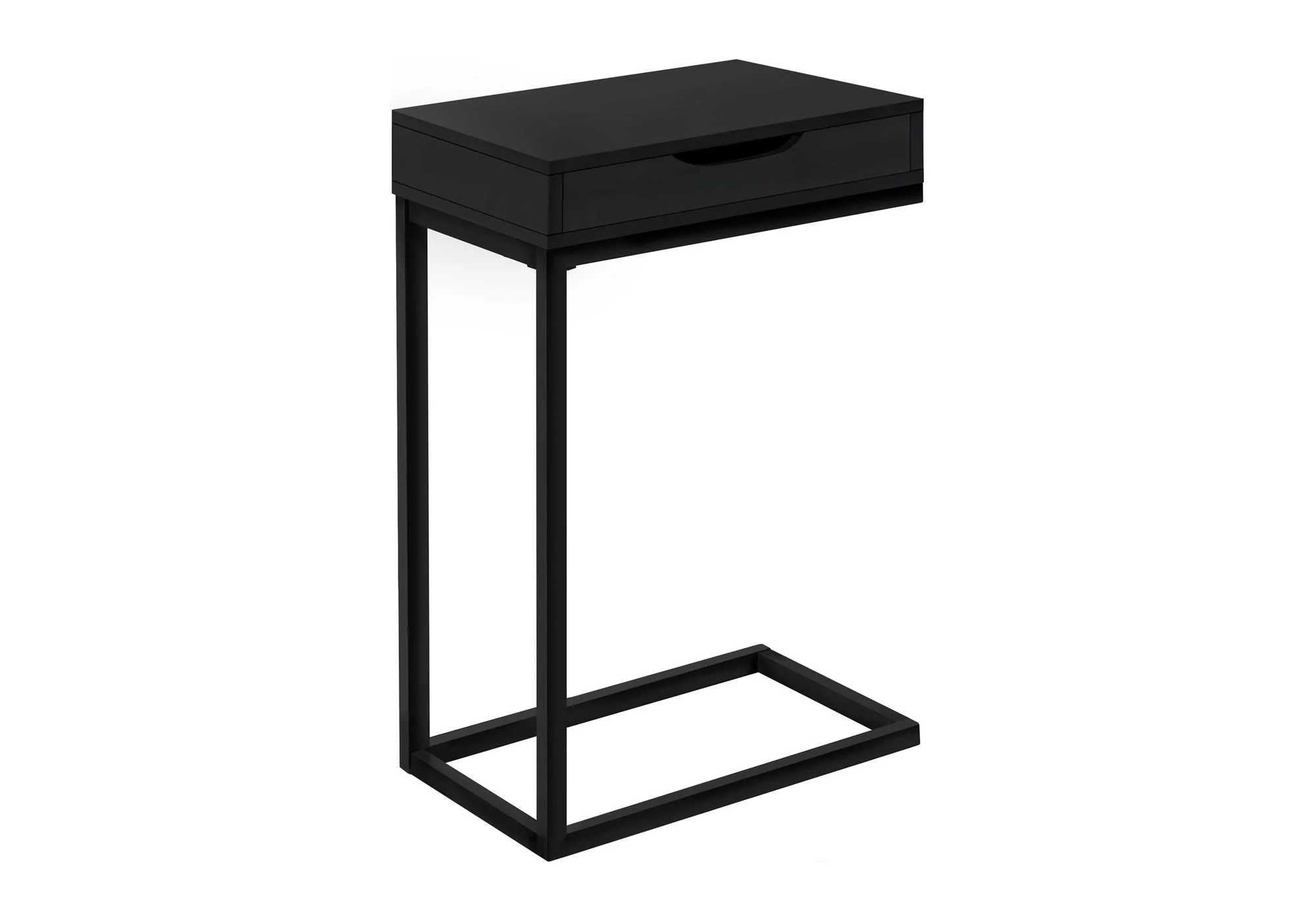 Accent Table, C - Shaped Contemporary Elegant Desig - Image 13