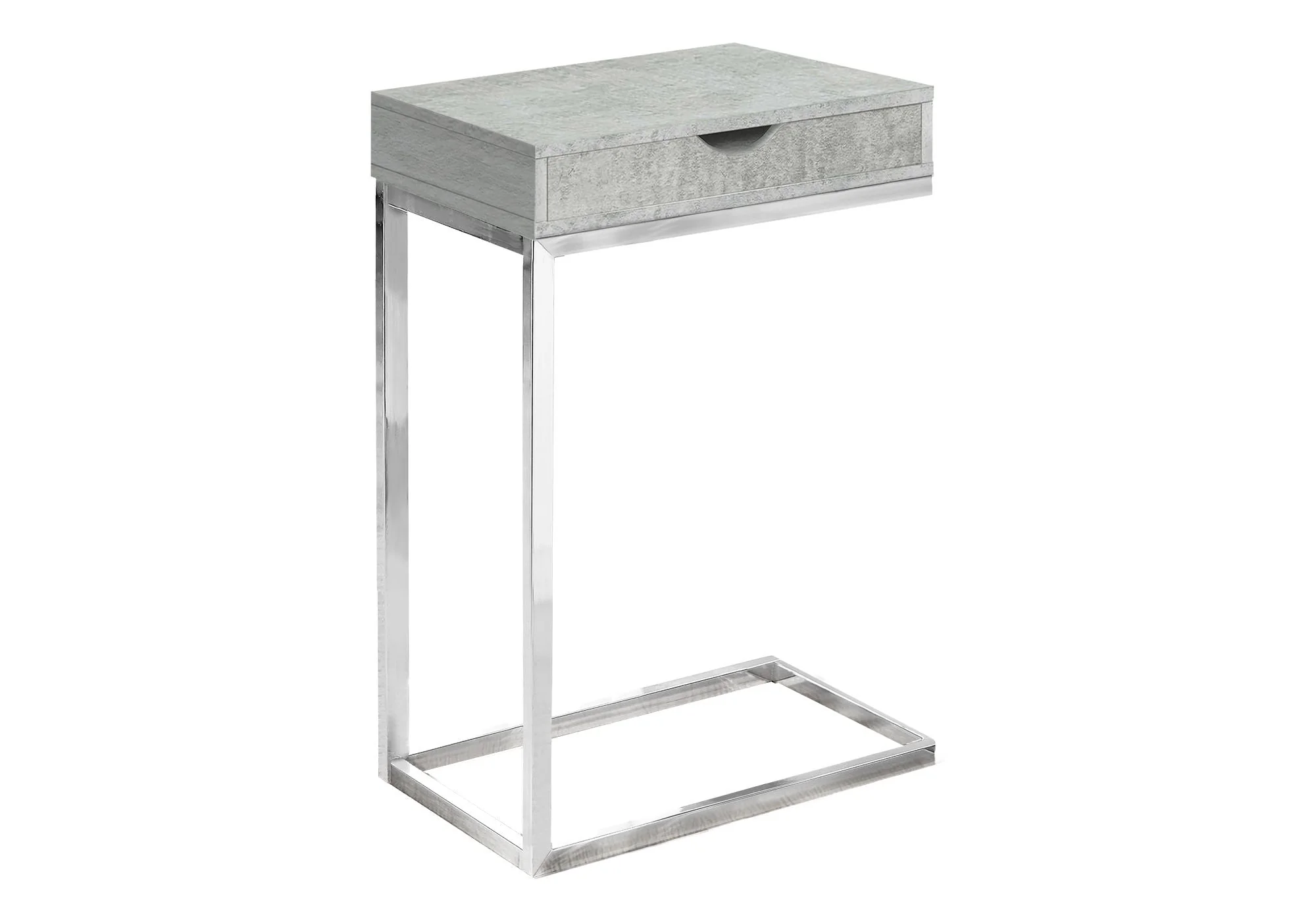 Accent Table, C - Shaped Contemporary Elegant Desig - Image 7