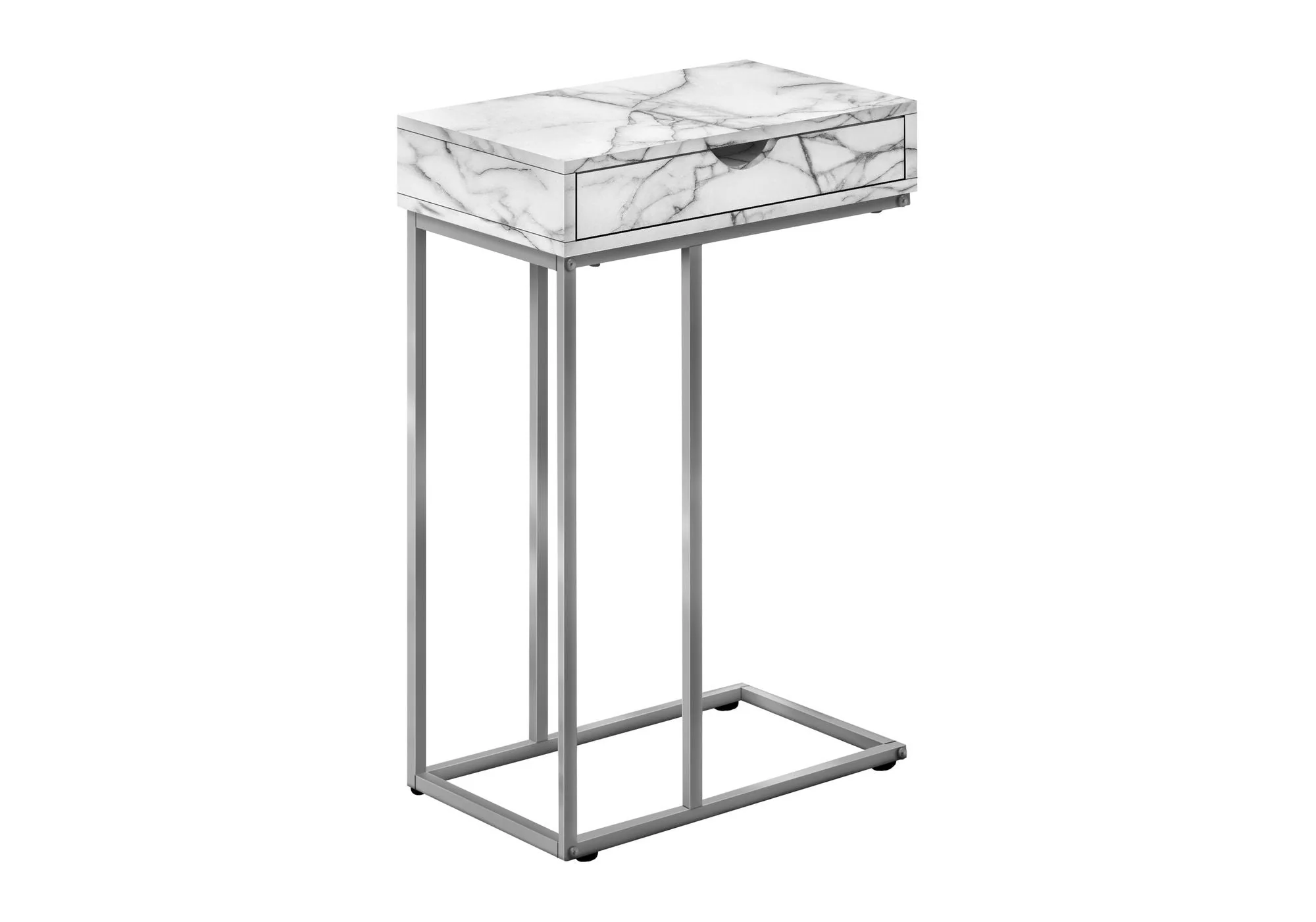 Accent Table, C - Shaped Contemporary & Modern Design - Image 15