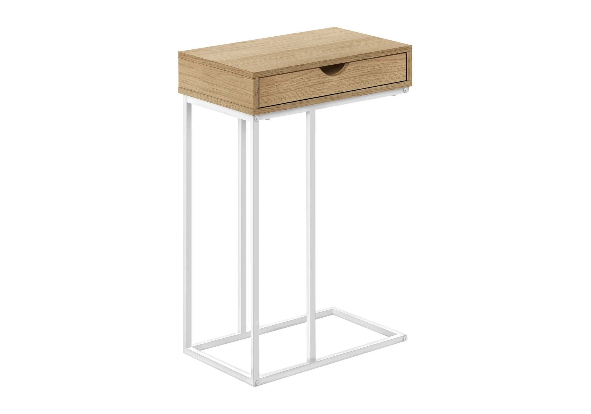Accent Table, C - Shaped Contemporary & Modern Design - Image 7