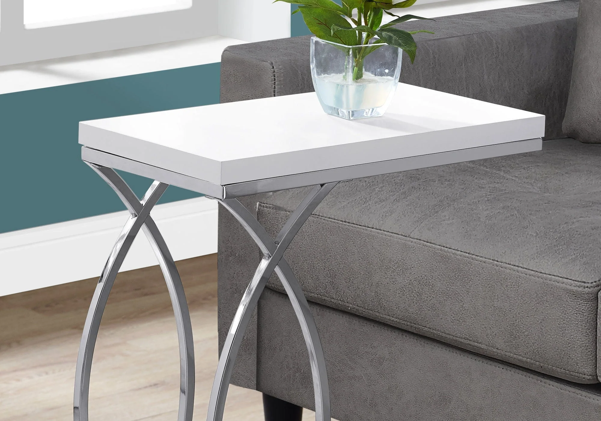 Accent Table, C - Shaped, Contemporary & Modern Design - Image 5