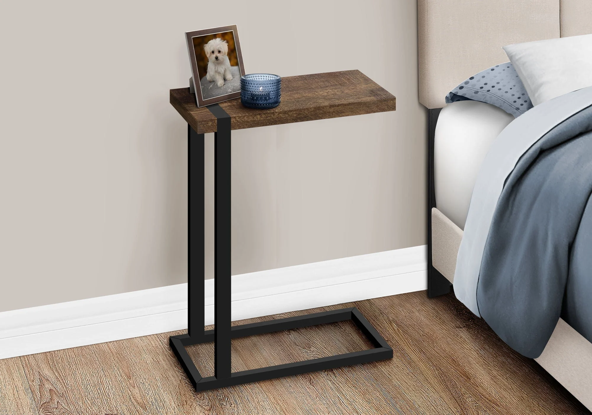 Accent Table, C-Shaped, Contemporary & Modern Stylish Design - Image 11