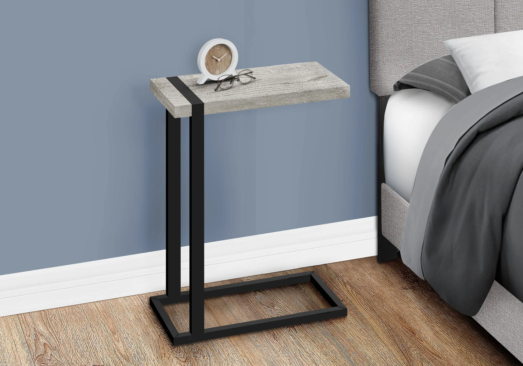 Accent Table, C-Shaped, Contemporary & Modern Stylish Design - Image 4