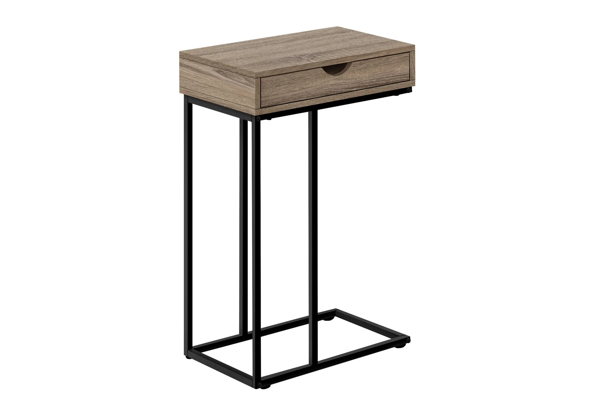 Accent Table, C-Shaped Contemporary & Modern Versatile Design - Image 3