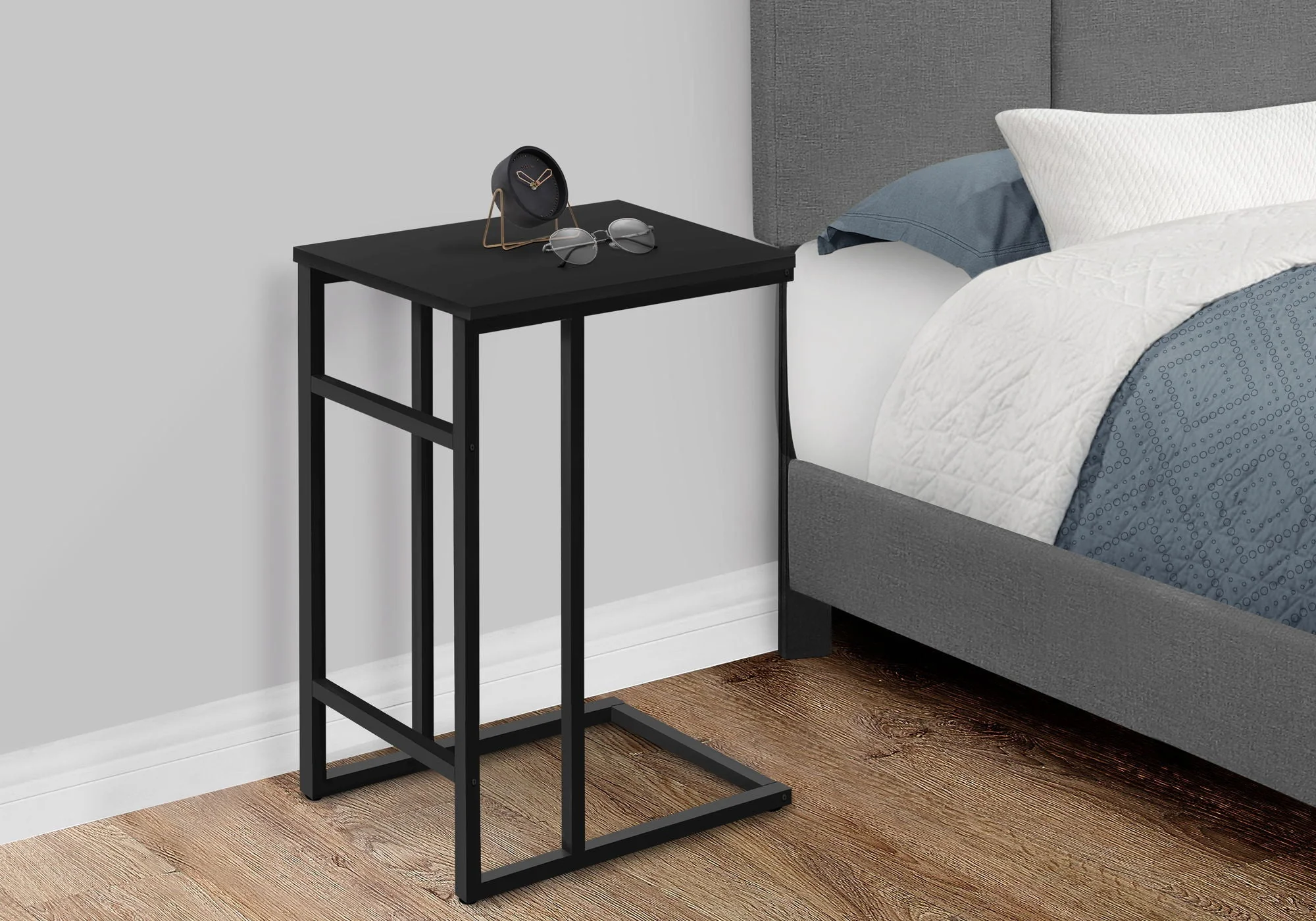 Accent Table, C - Shaped, Contemporary & Modern, Versatile Use - Image 10