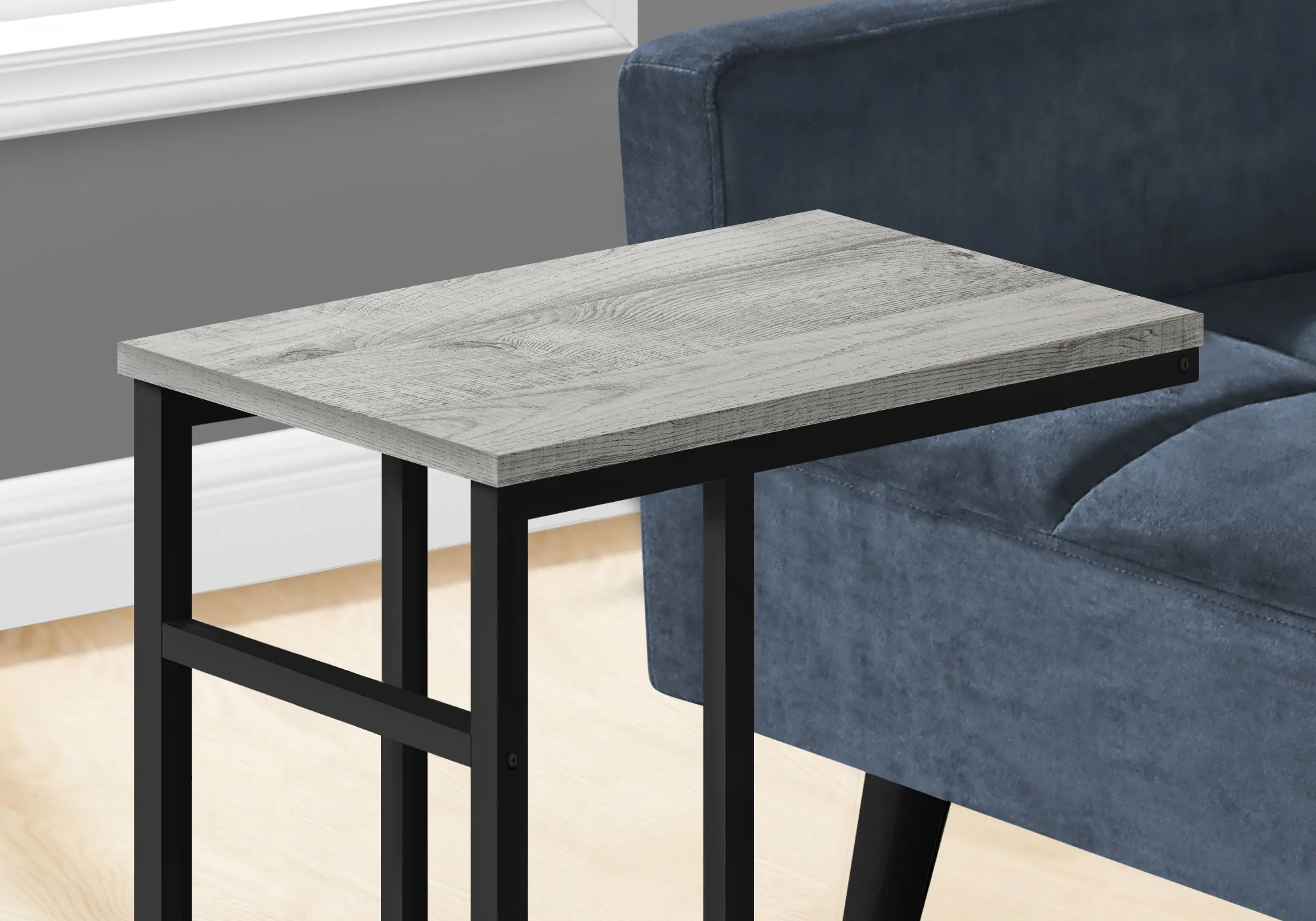 Accent Table, C - Shaped, Contemporary & Modern, Versatile Use - Image 4
