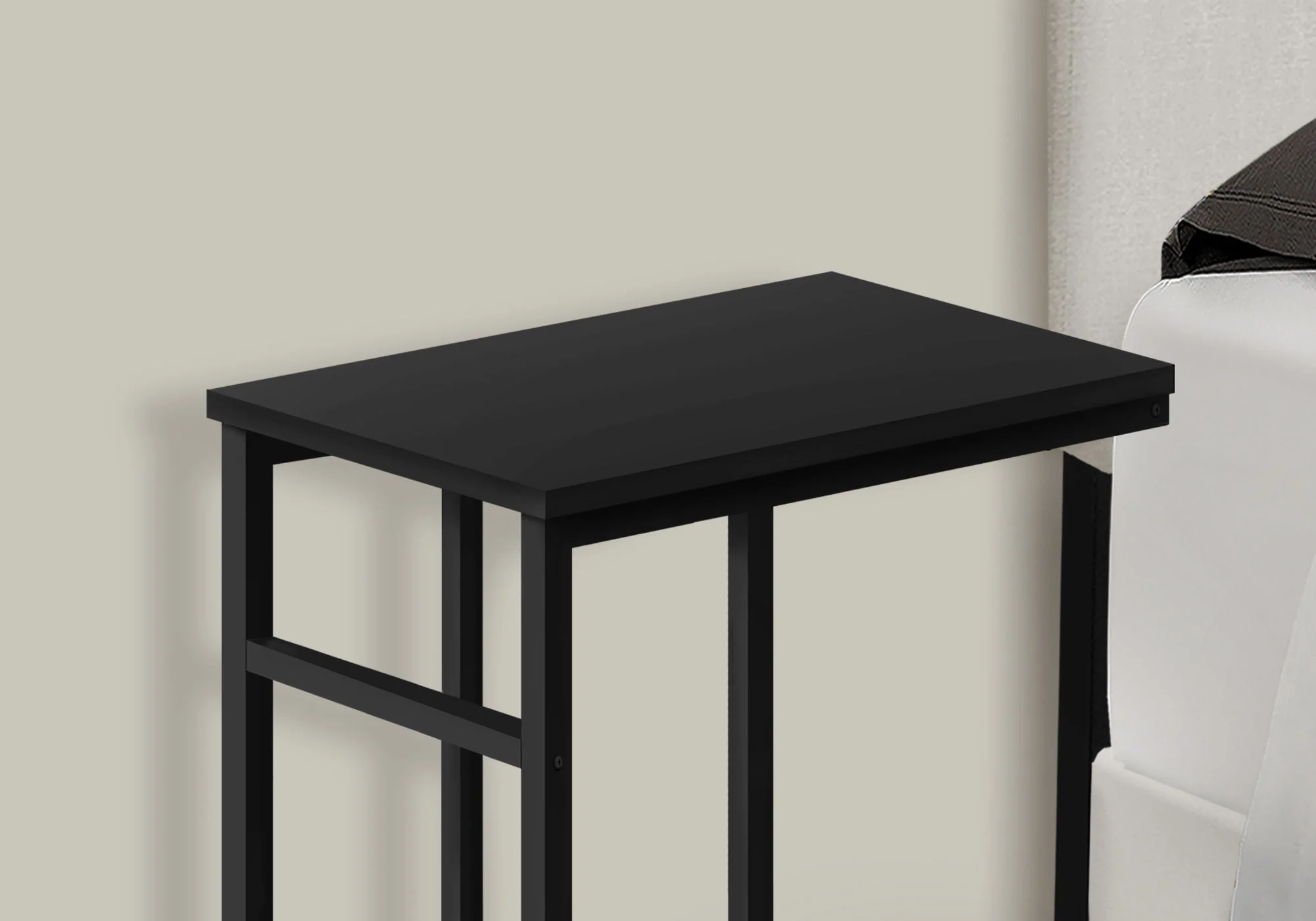 Accent Table, C - Shaped, Contemporary & Modern, Versatile Use - Image 8