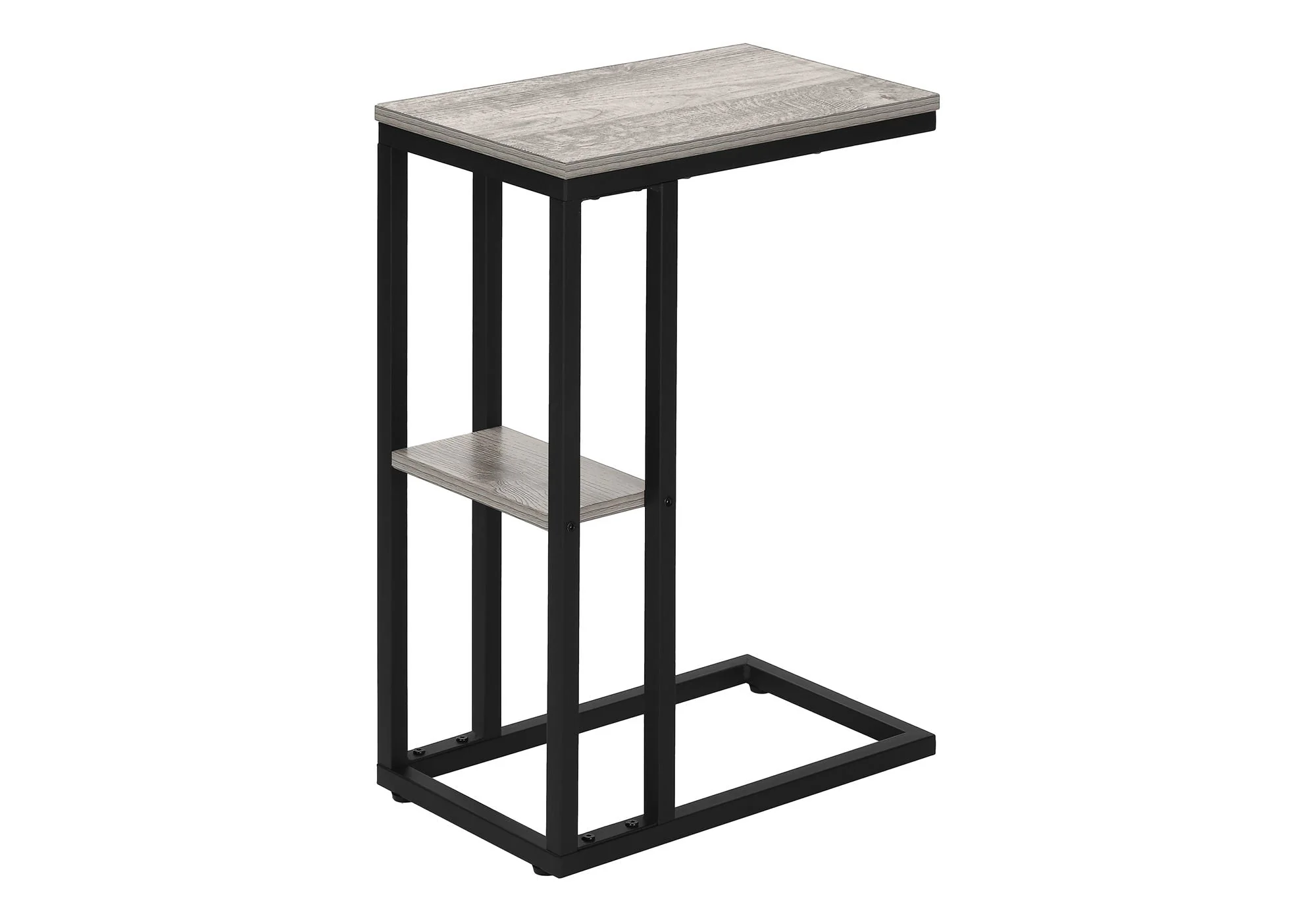 Accent Table, C - Shaped, Marble Look Contemporary & Modern Convenient Design - Image 19