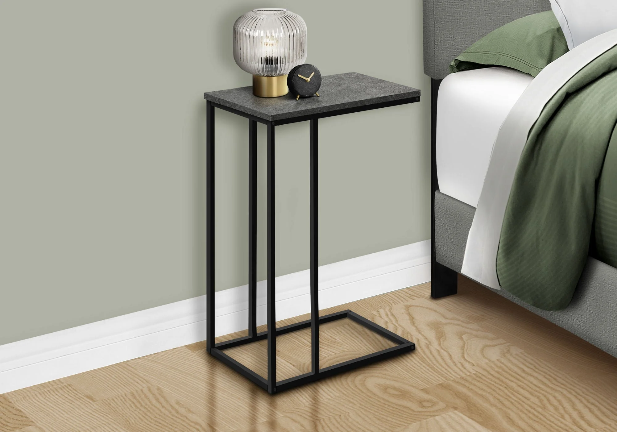 Accent Table, C-Shaped, Space-Saving Functionality - Image 11