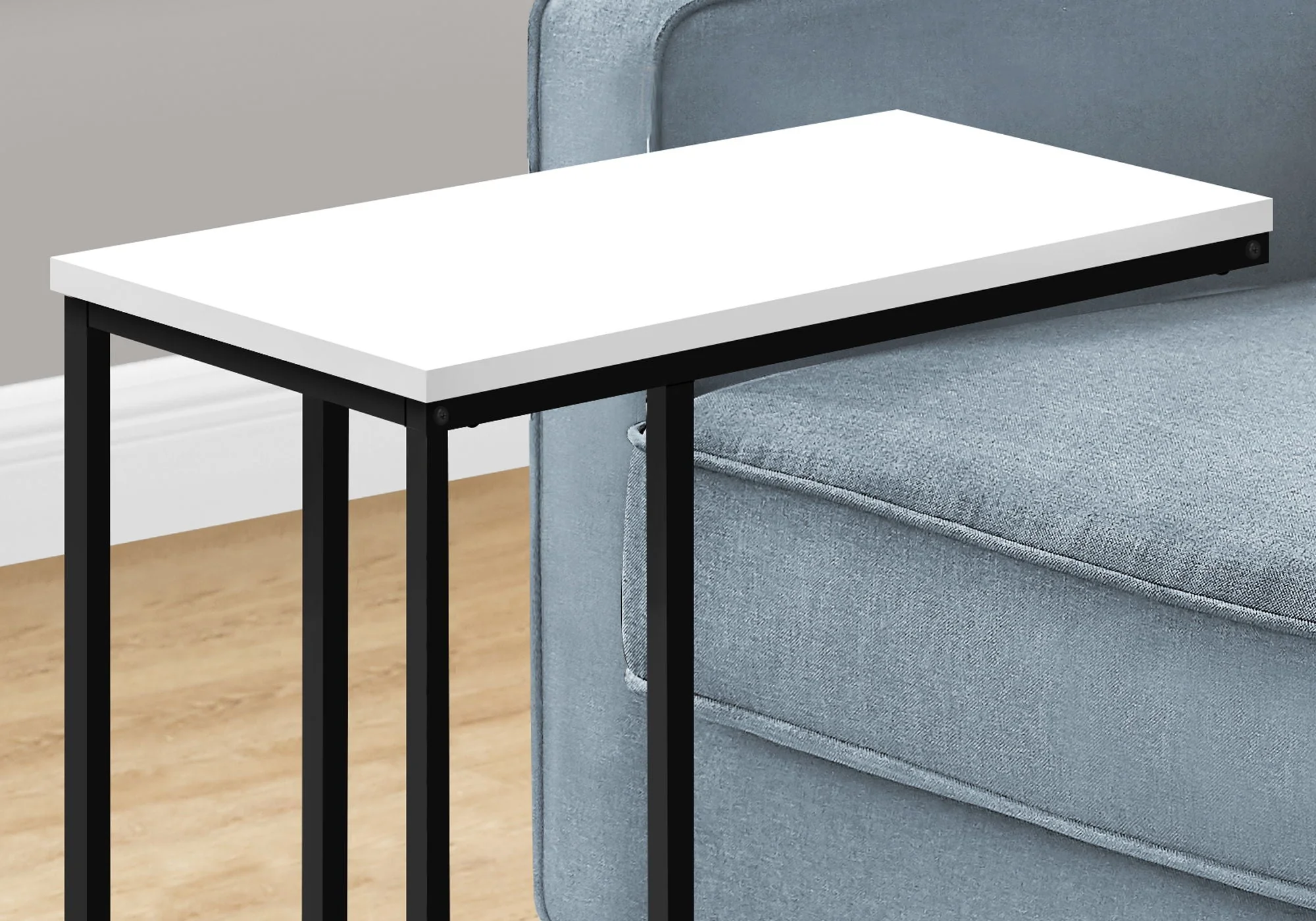 Accent Table, C-Shaped, Space-Saving Functionality - Image 14
