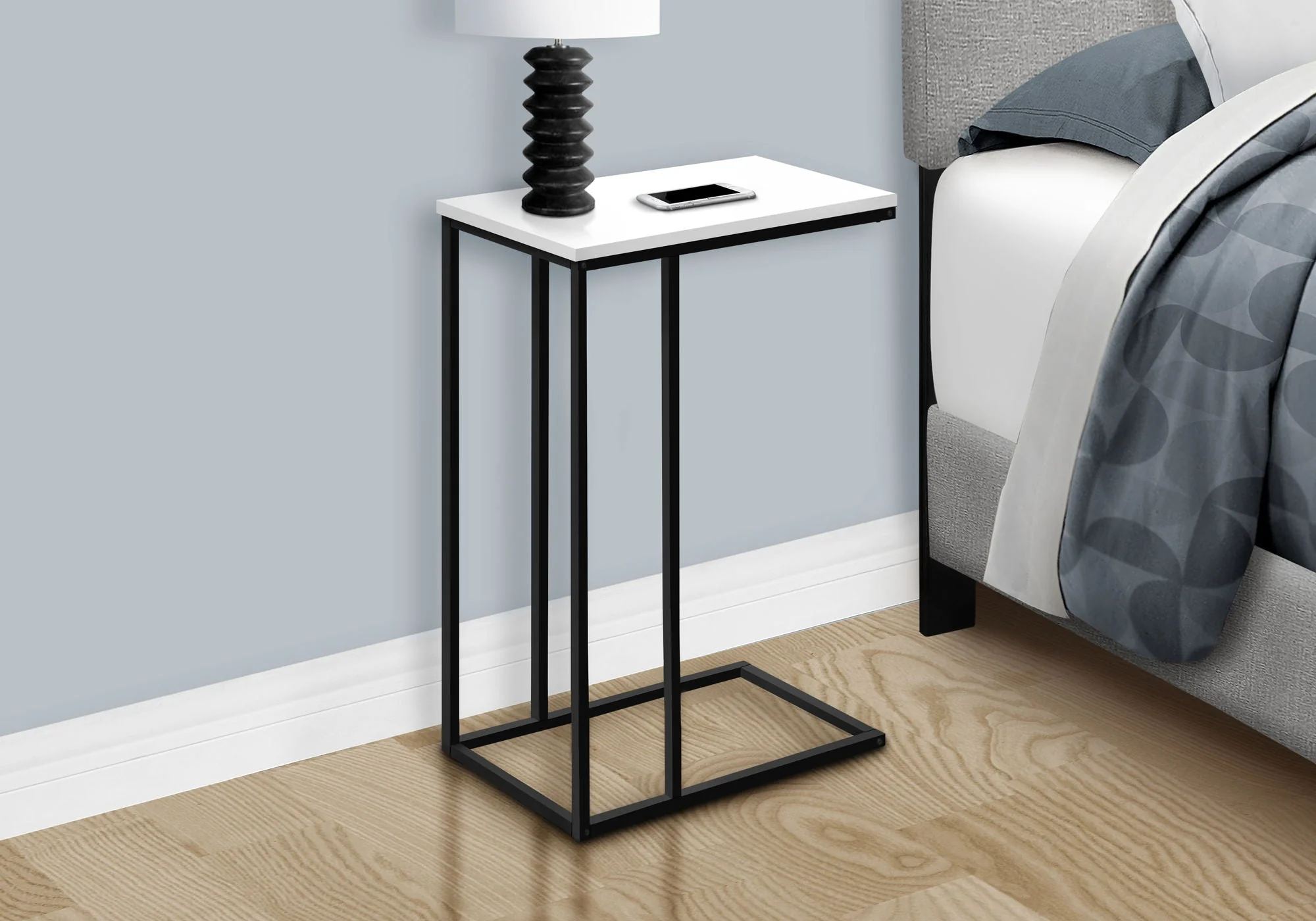 Accent Table, C-Shaped, Space-Saving Functionality - Image 24