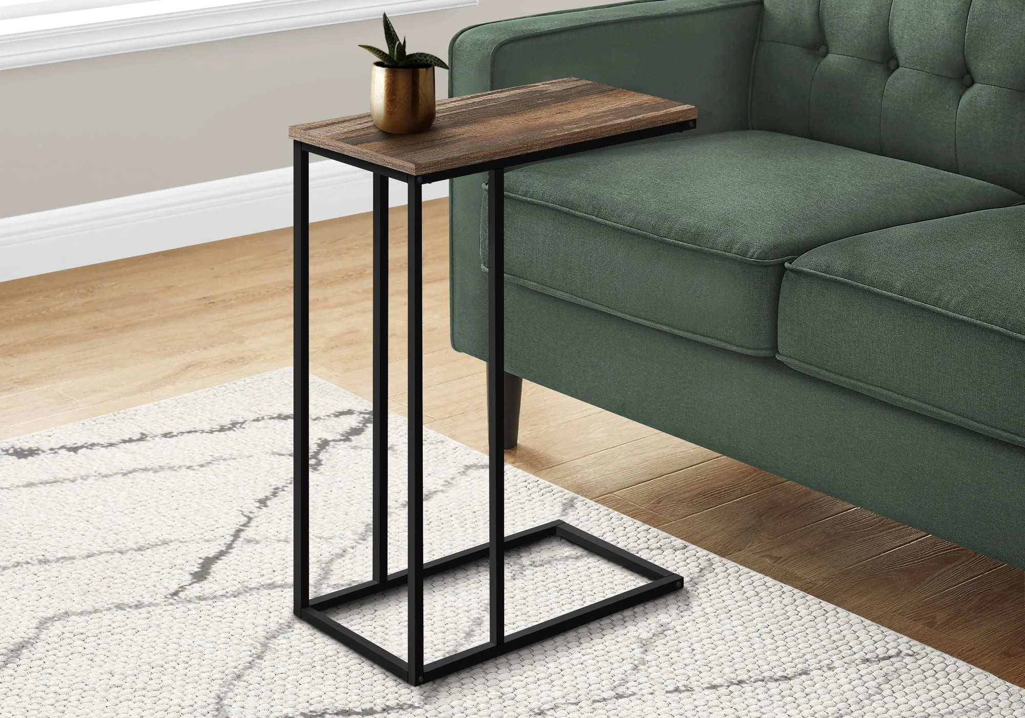 Accent Table, C-Shaped, Space-Saving Functionality - Image 5