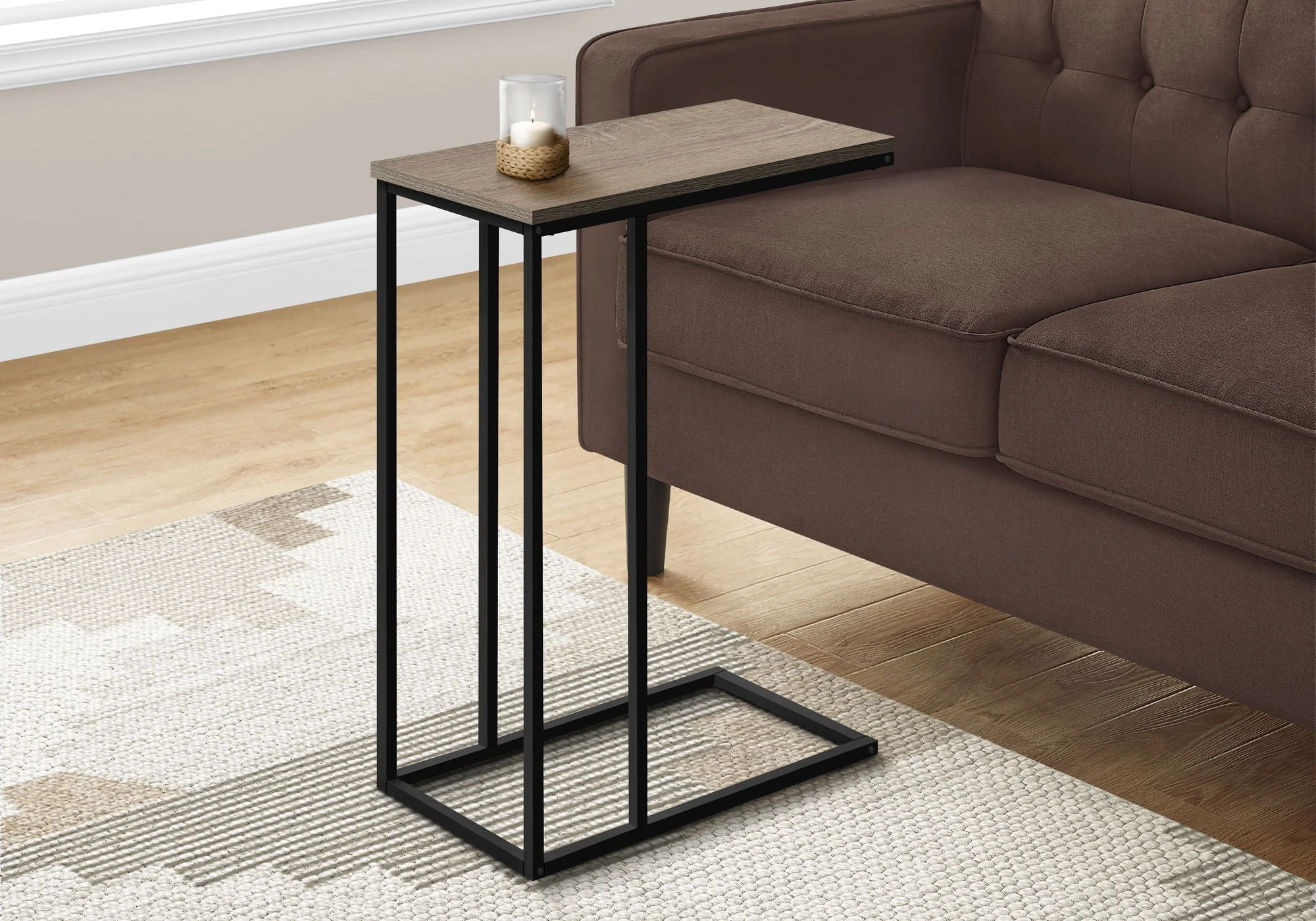 Accent Table, C-Shaped, Space-Saving Functionality - Image 6