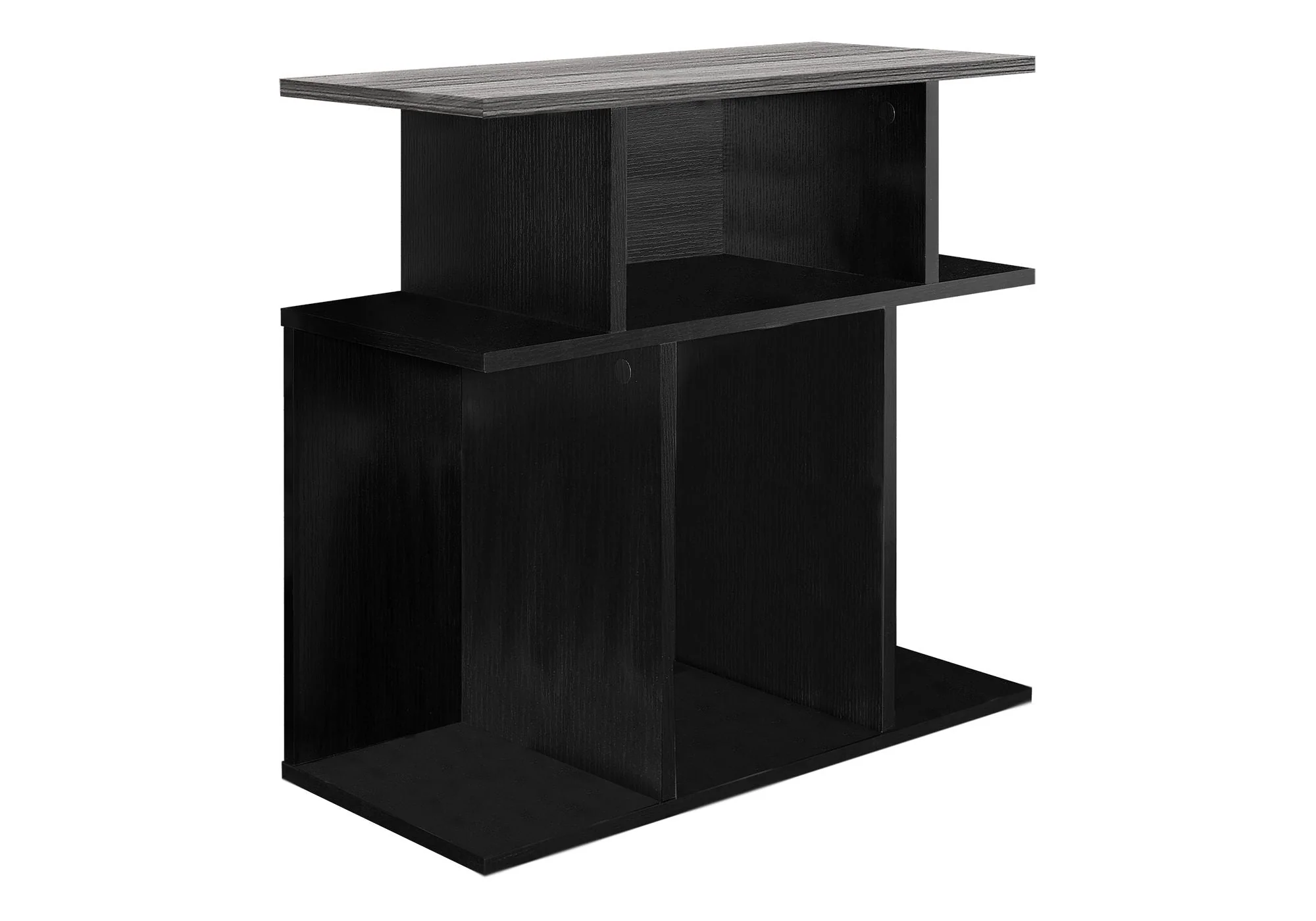 Accent Table, Side Contemporary & Modern - Black - Image 2