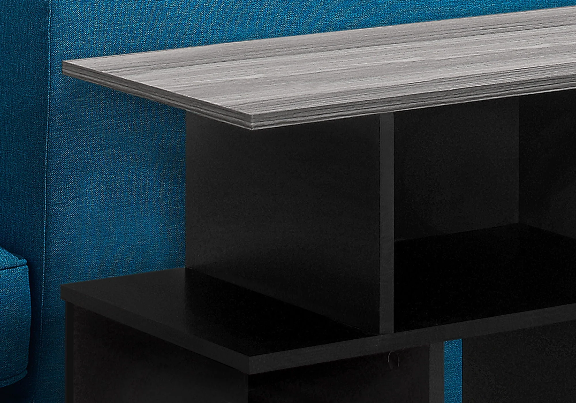 Accent Table, Side Contemporary & Modern - Black - Image 3