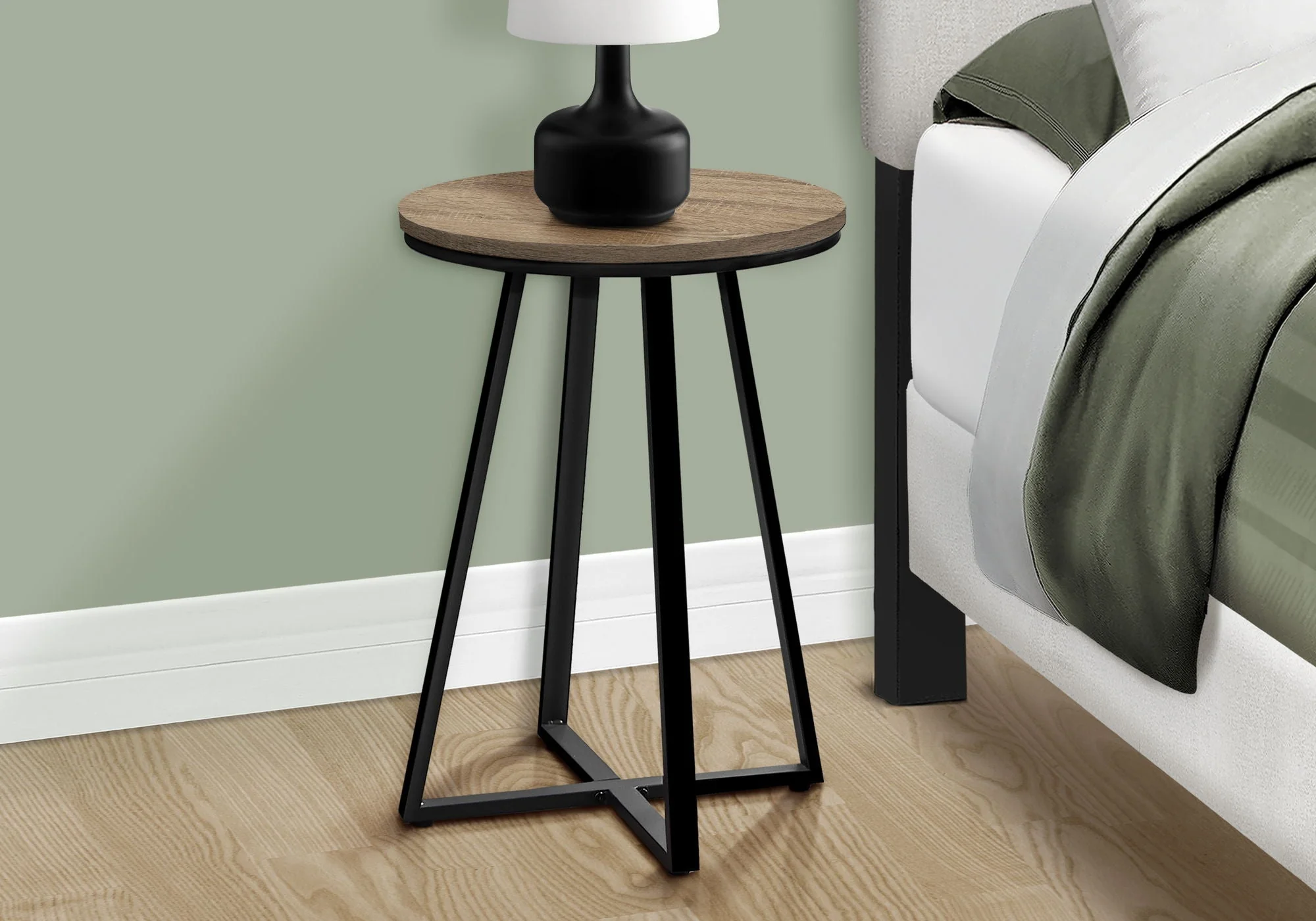Accent Table, Side, Round Contemporary & Modern Modern Design - Image 10