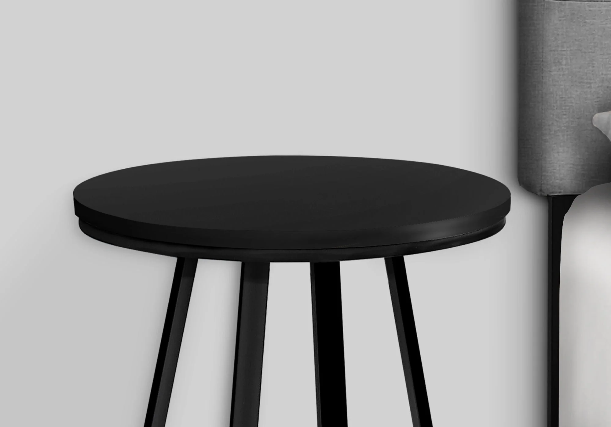 Accent Table, Side, Round Contemporary & Modern Modern Design - Image 5