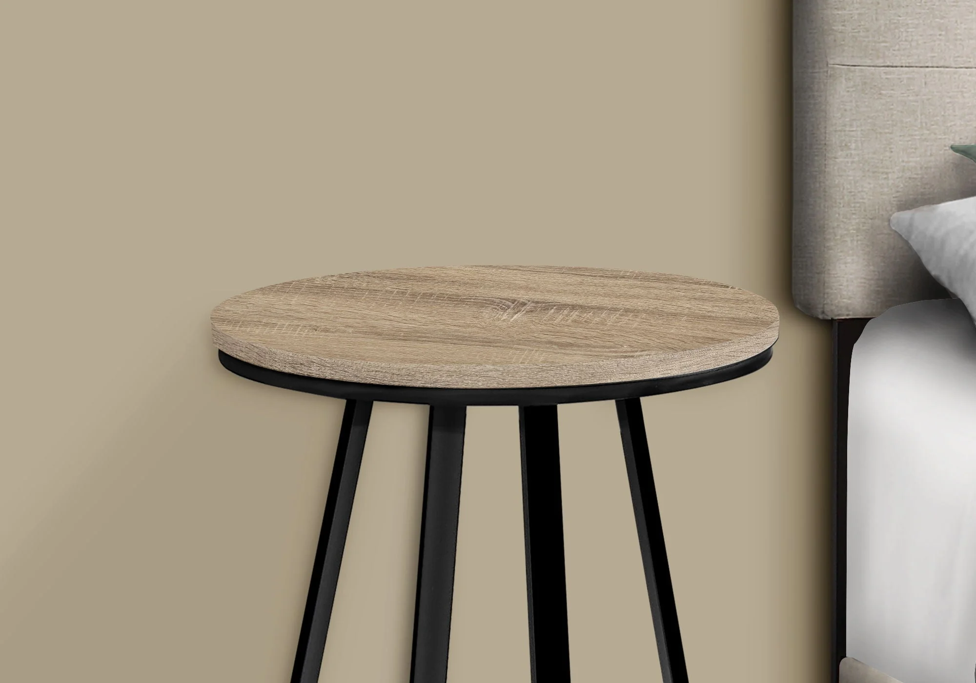 Accent Table, Side, Round Contemporary & Modern Modern Design - Image 6