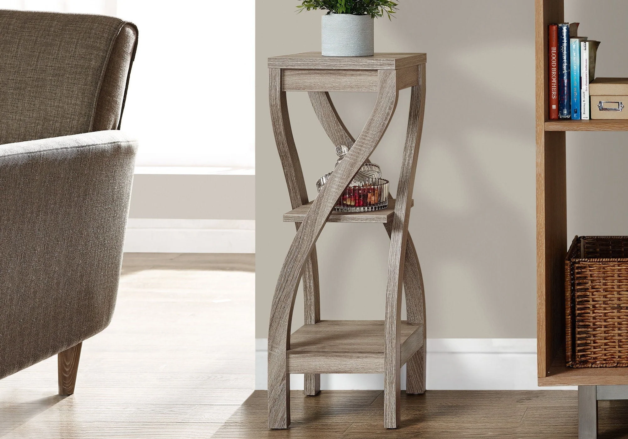 Accent Table Versatile Usage, Square, Contemporary & Modern - Image 3