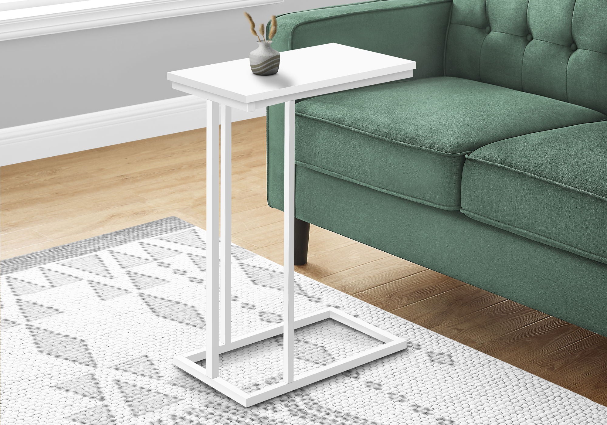 Accent Table Versatile Use, C - Shaped, Contemporary & Modern - Image 2