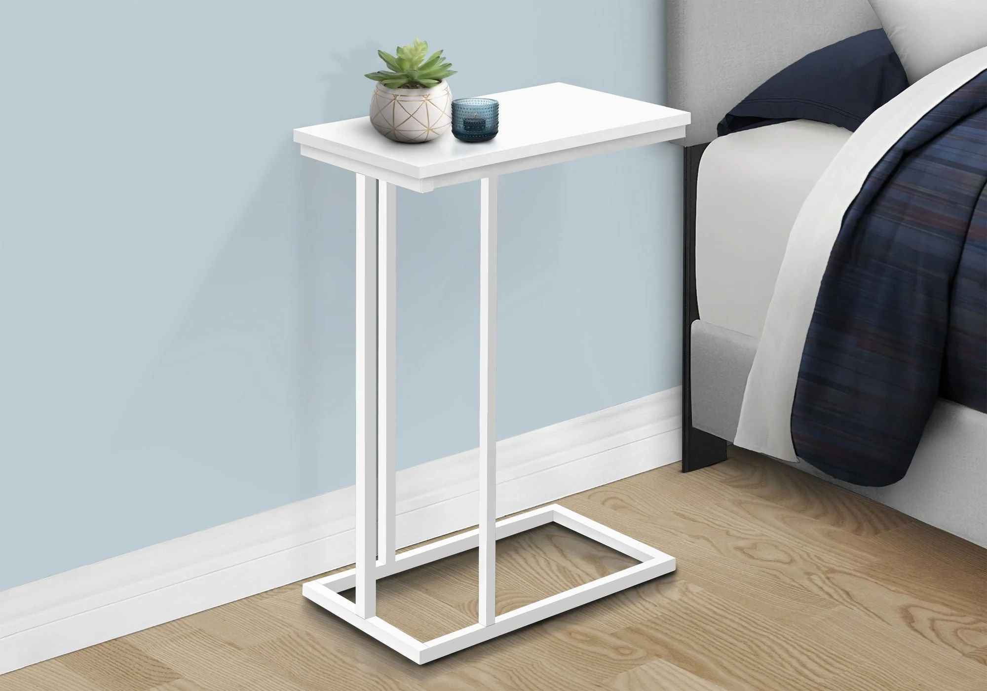 Accent Table Versatile Use, C - Shaped, Contemporary & Modern - Image 6