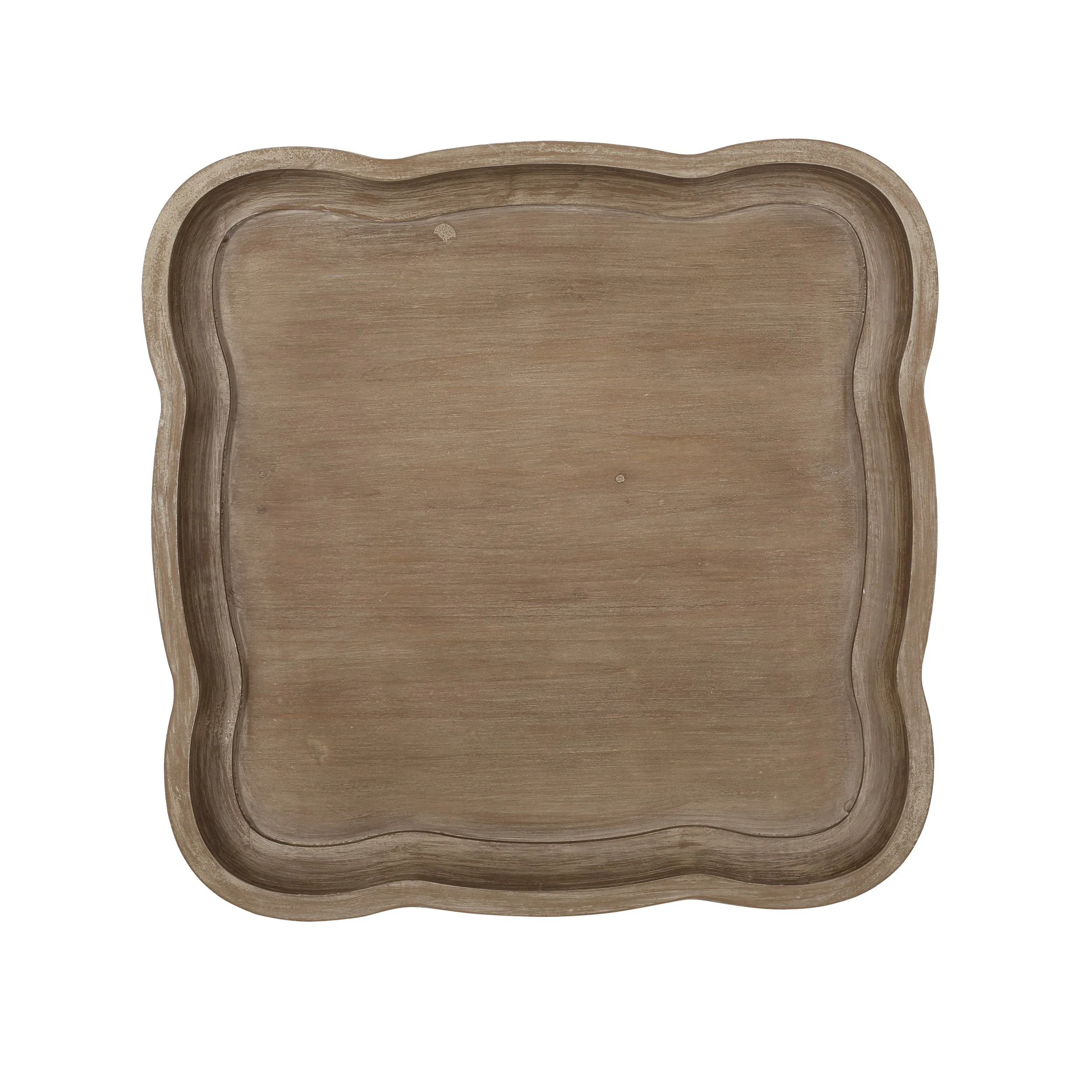 Accent Table with Hourglass Base and French Country Design - Image 7