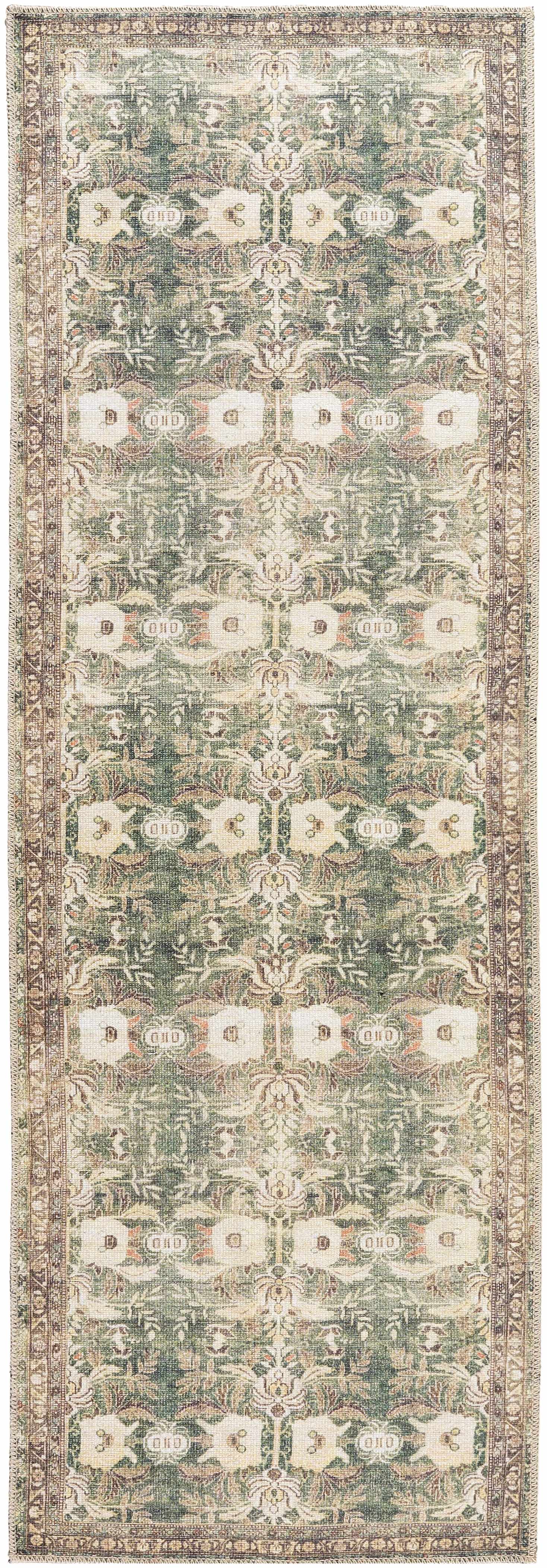 Acoose Vintage Flat Pile Washable Rug - Image 10