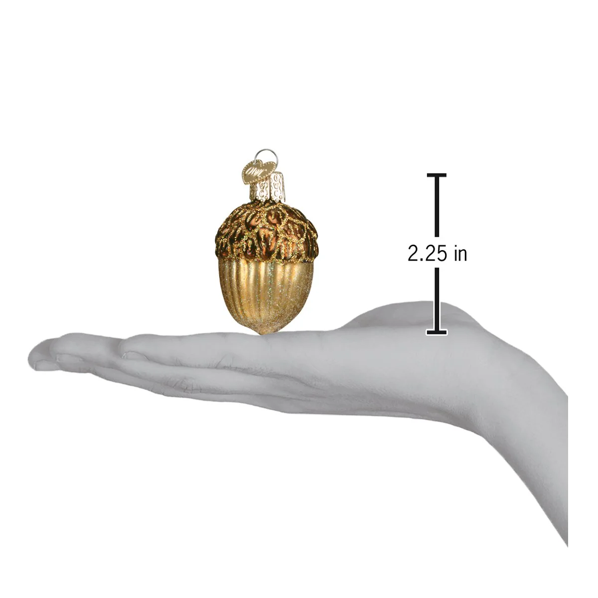 Acorn Ornament Glass Christmas Tree Decoration - Image 3