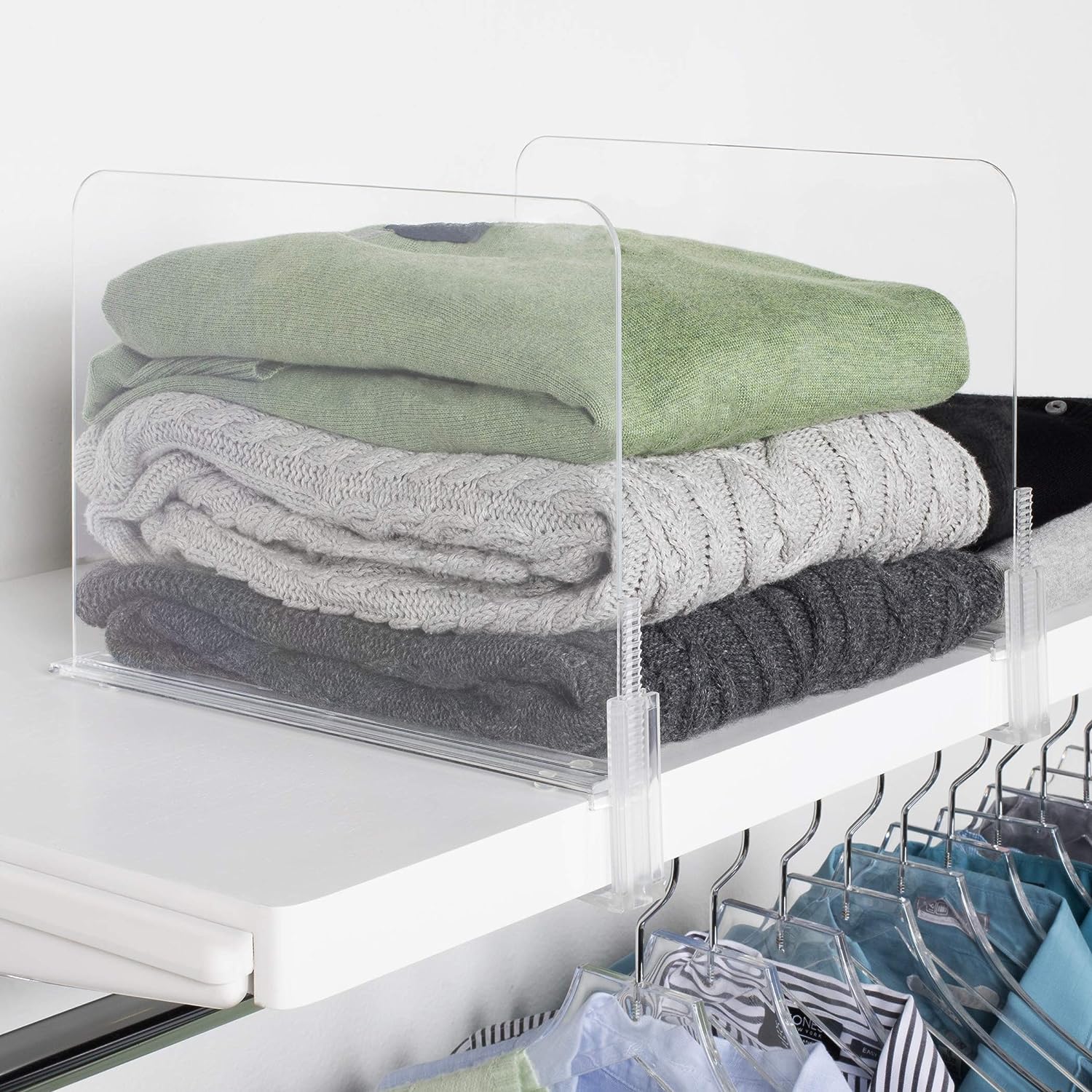 Acrylic Closet Shelf Divider and Separator - Image 12