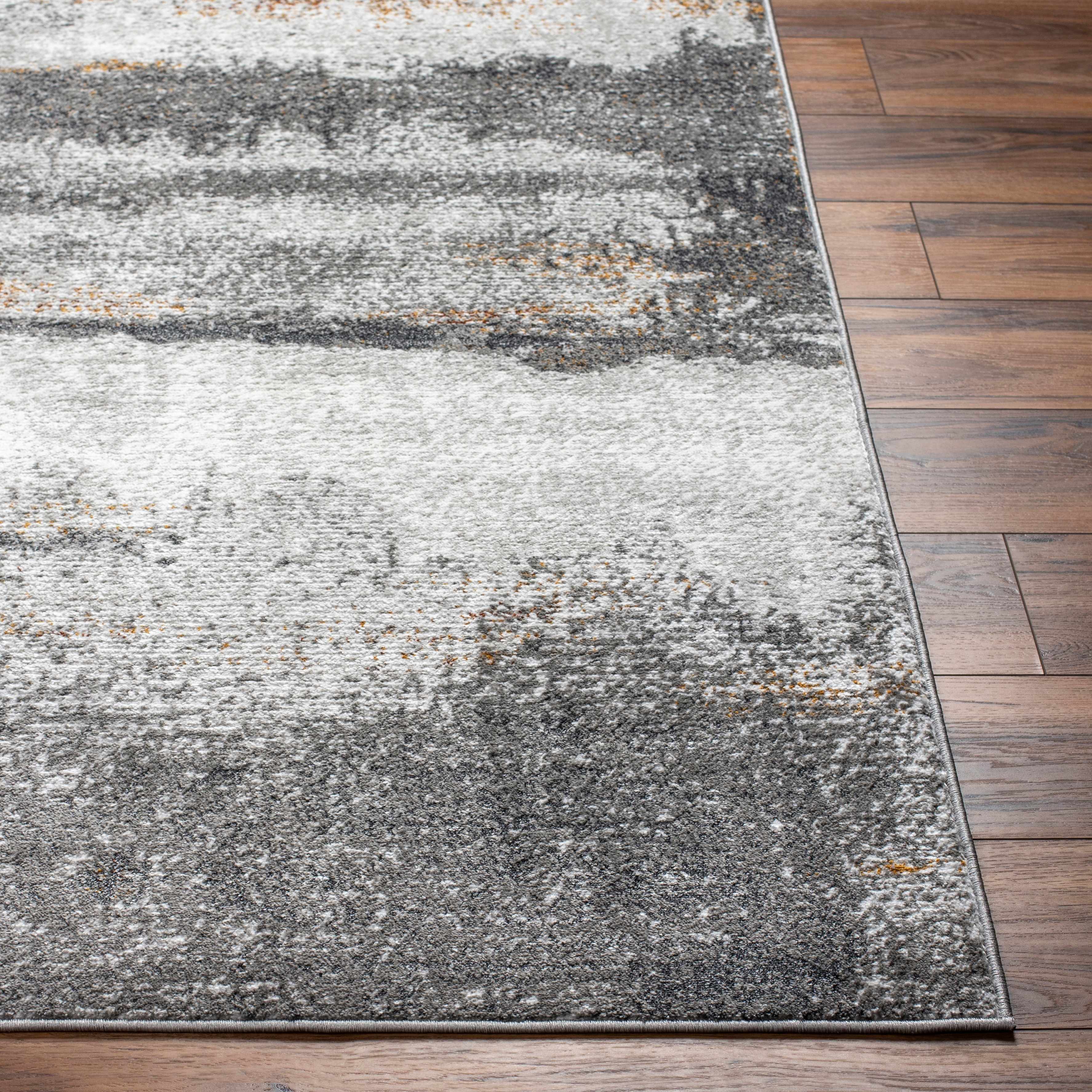 Adam Gray Abstract Area Rug - Clearance - Image 3
