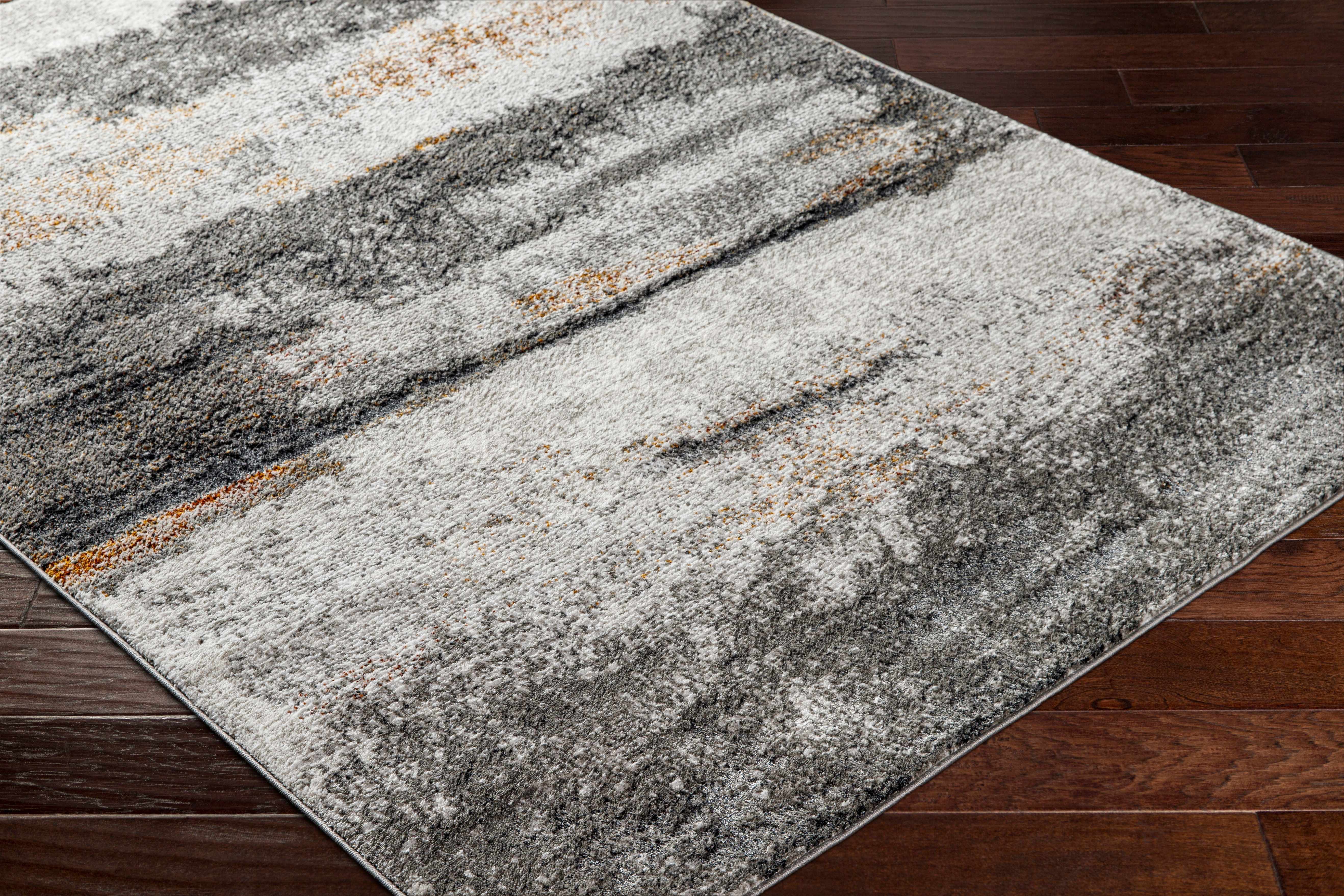 Adam Gray Abstract Area Rug - Clearance - Image 4
