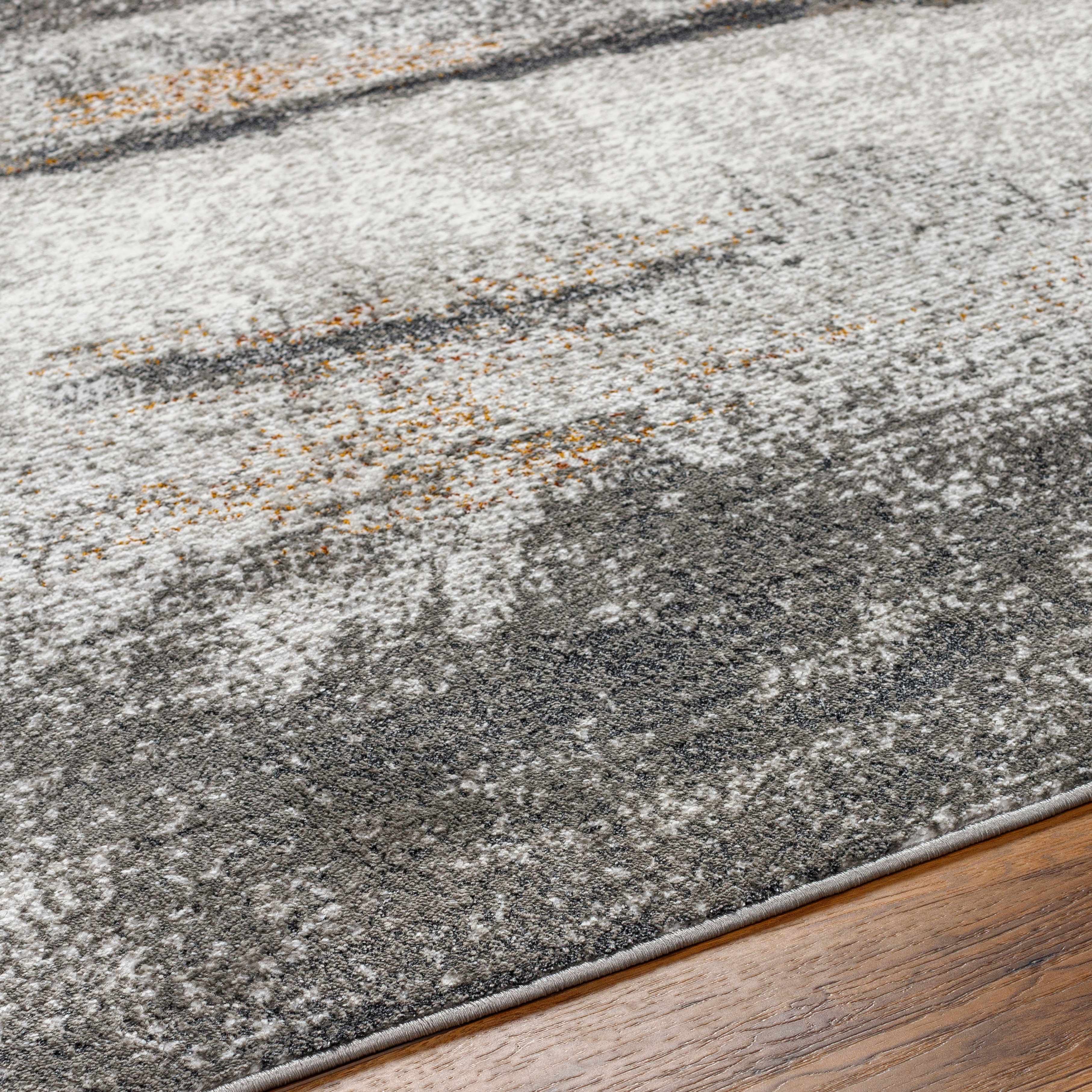 Adam Gray Abstract Area Rug - Clearance - Image 6
