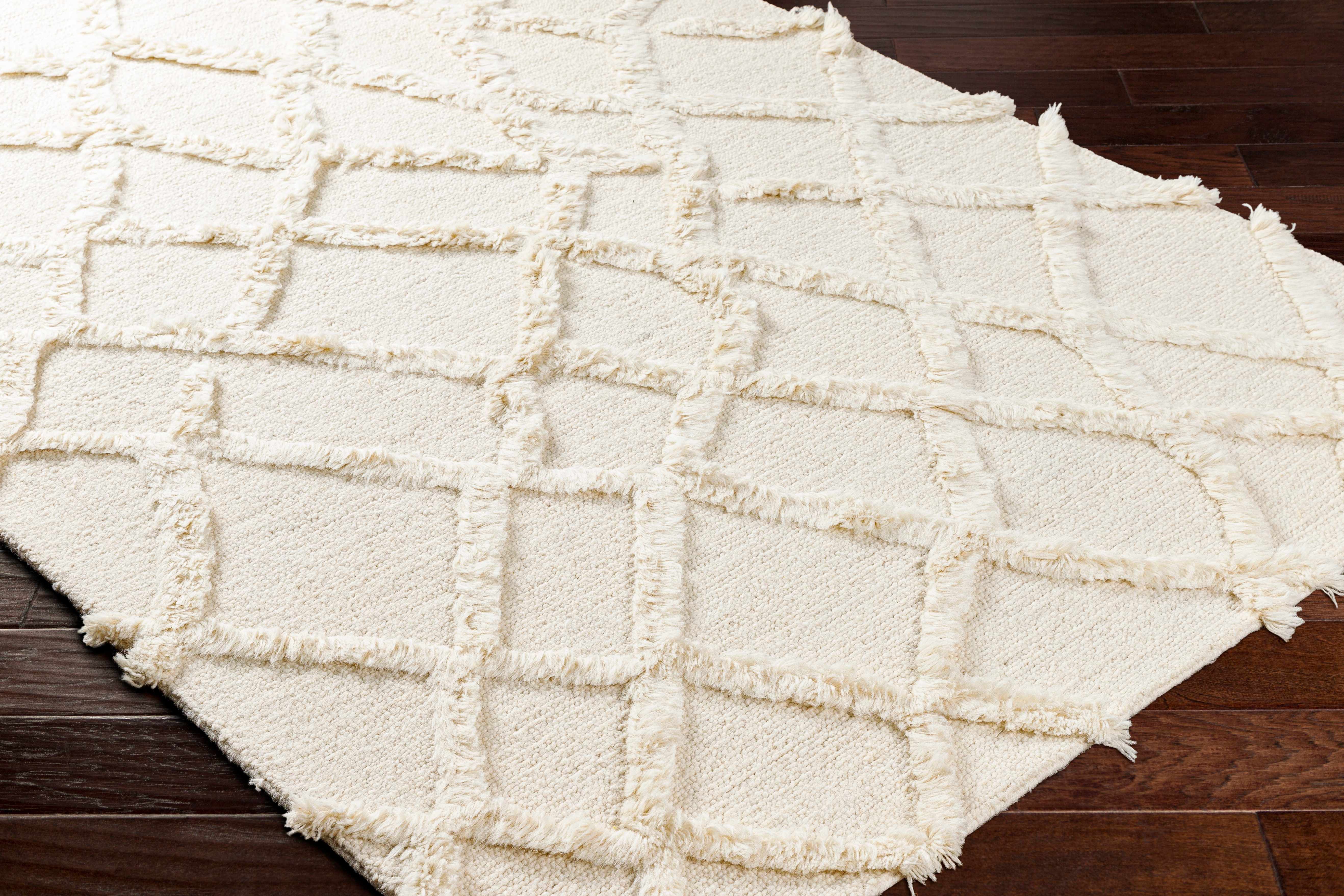 Adica Cream Wool Area Rug - Clearance - Image 2