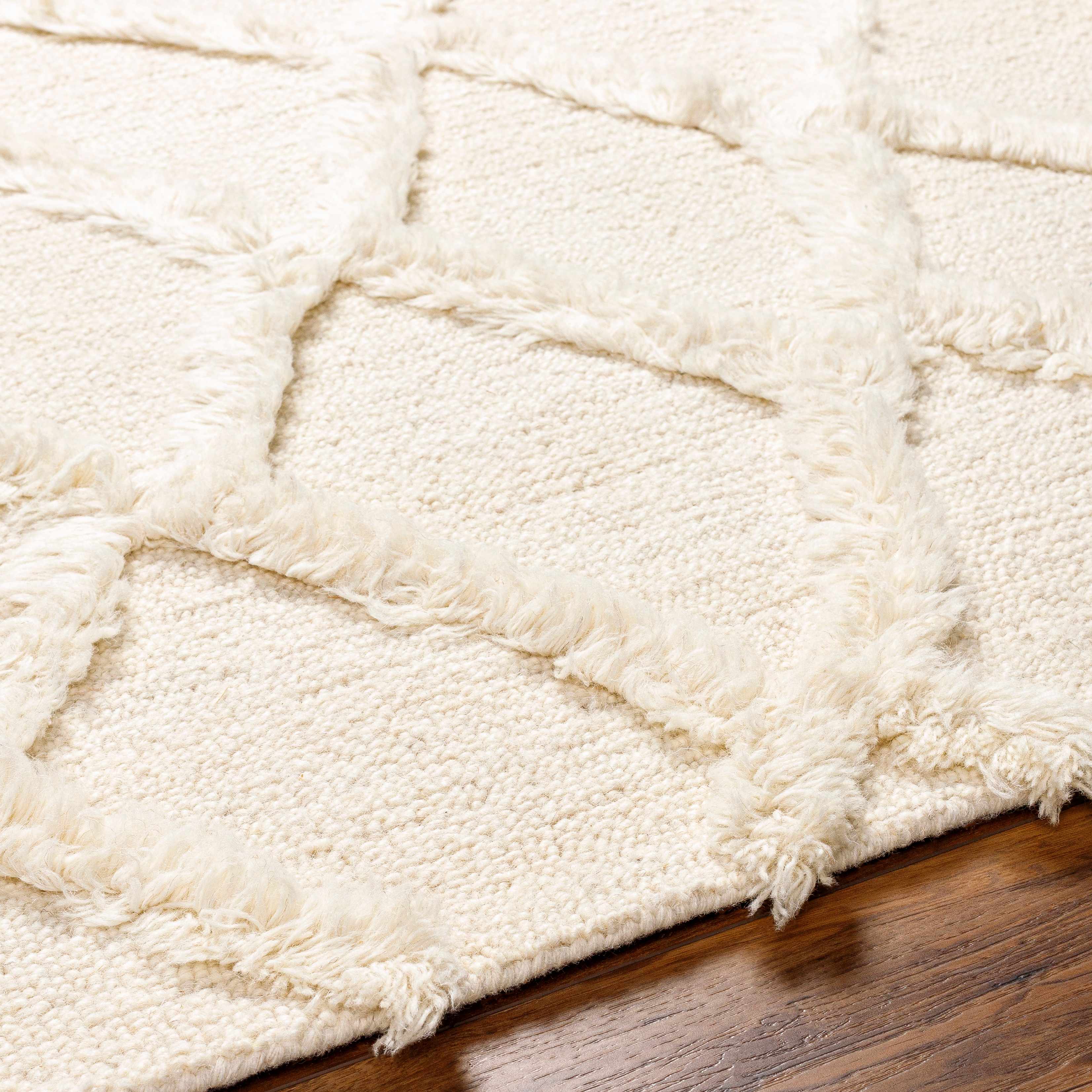 Adica Cream Wool Area Rug - Clearance - Image 4
