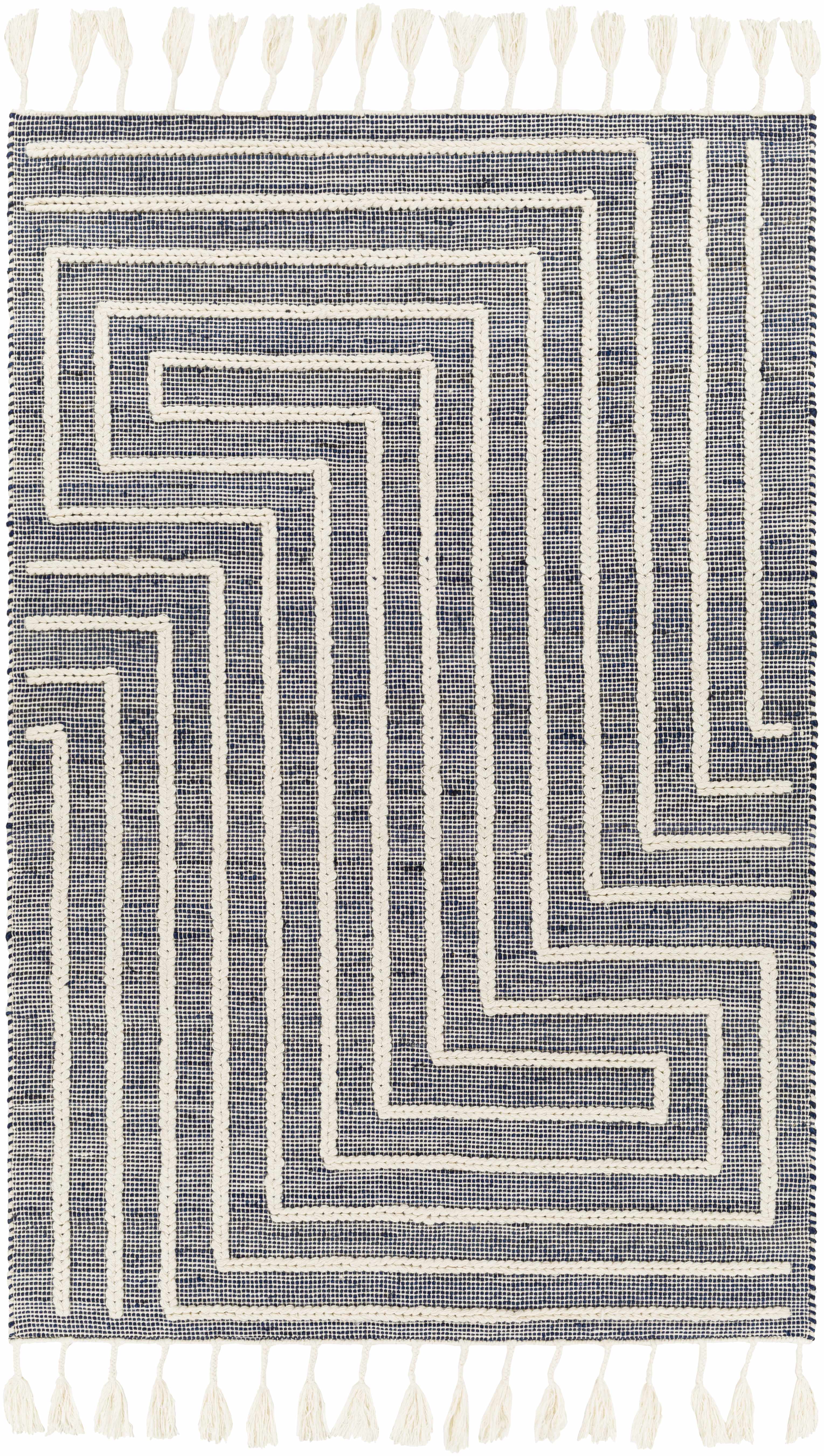 Aditya Tasseled Jute&Wool Carpet - Clearance - Image 11
