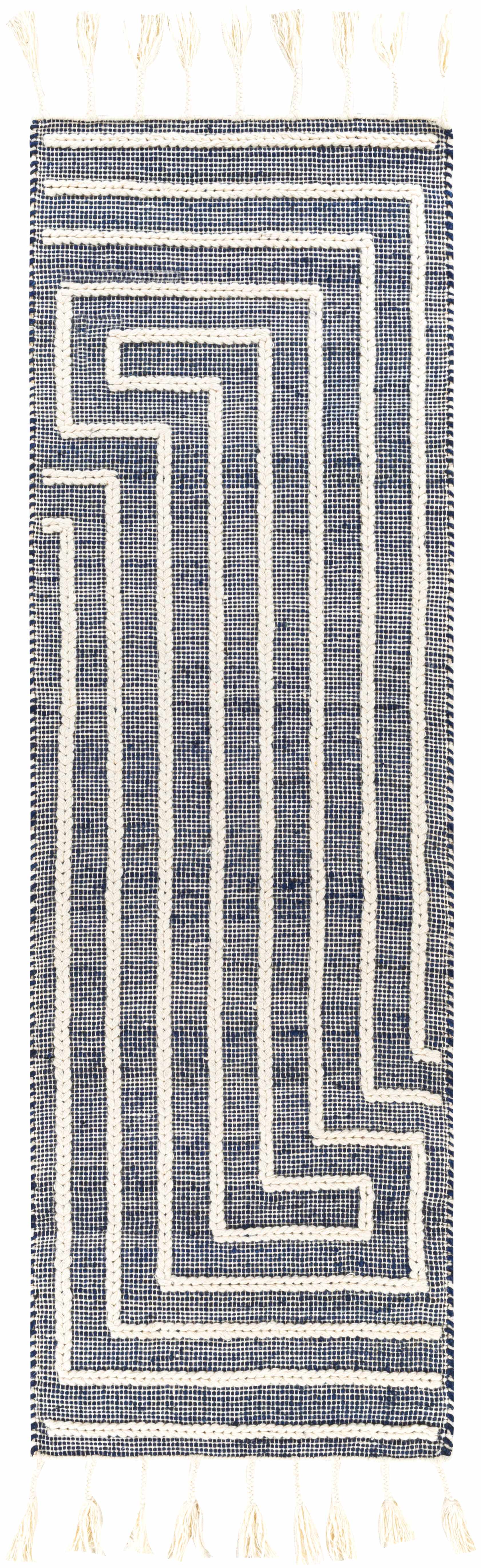 Aditya Tasseled Jute&Wool Carpet - Clearance - Image 3