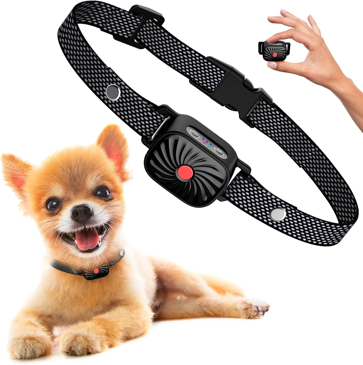 Adjustable Anti Bark Dog Collar Training Collar with Safe Stimulation