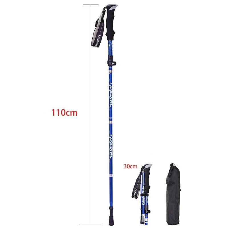Adjustable Foldable Hiking Poles 110–135cm Trekking Sticks - Image 11
