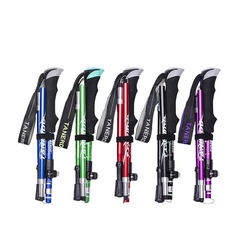 Adjustable Foldable Hiking Poles 110–135cm Trekking Sticks - Image 8