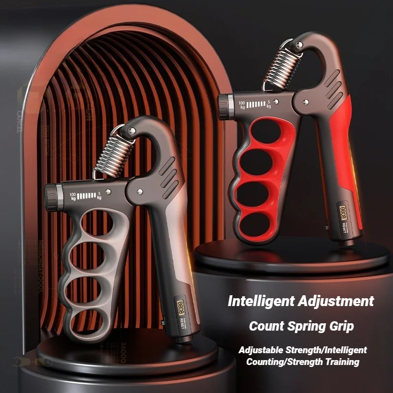Adjustable Grip Strengthener with Digital Counter Hand Rehab Trainer - Image 3