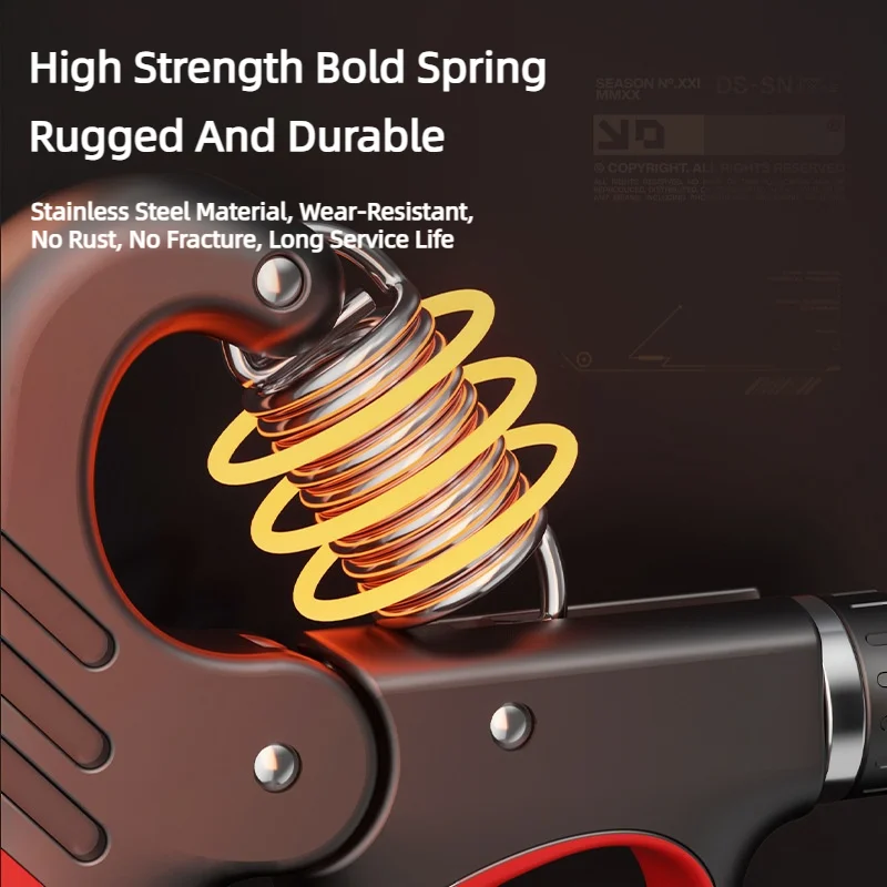 Adjustable Grip Strengthener with Digital Counter Hand Rehab Trainer - Image 5