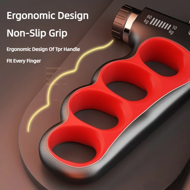 Adjustable Grip Strengthener with Digital Counter Hand Rehab Trainer - Image 6