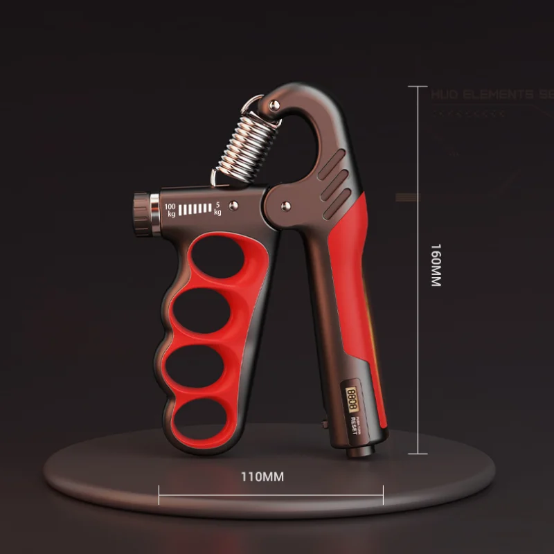 Adjustable Grip Strengthener with Digital Counter Hand Rehab Trainer - Image 7