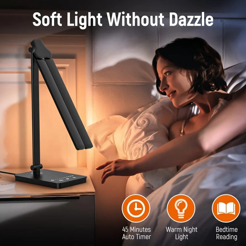 Adjustable LED Desk Lamp – Touch Dimmable Gooseneck Light for Office & Reading - Image 5